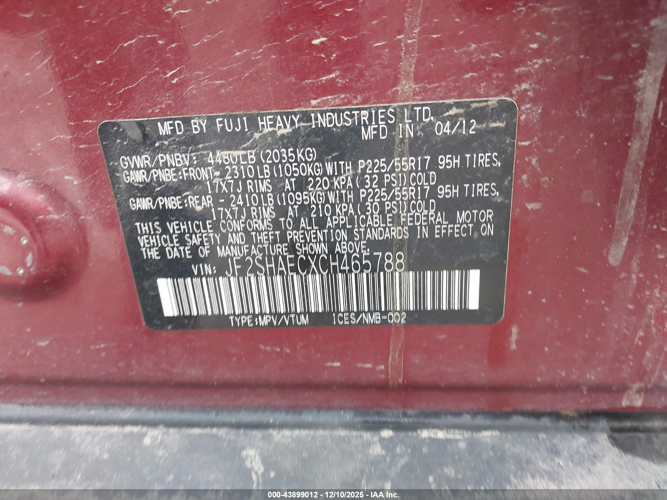 SUBARU FORESTER image 9