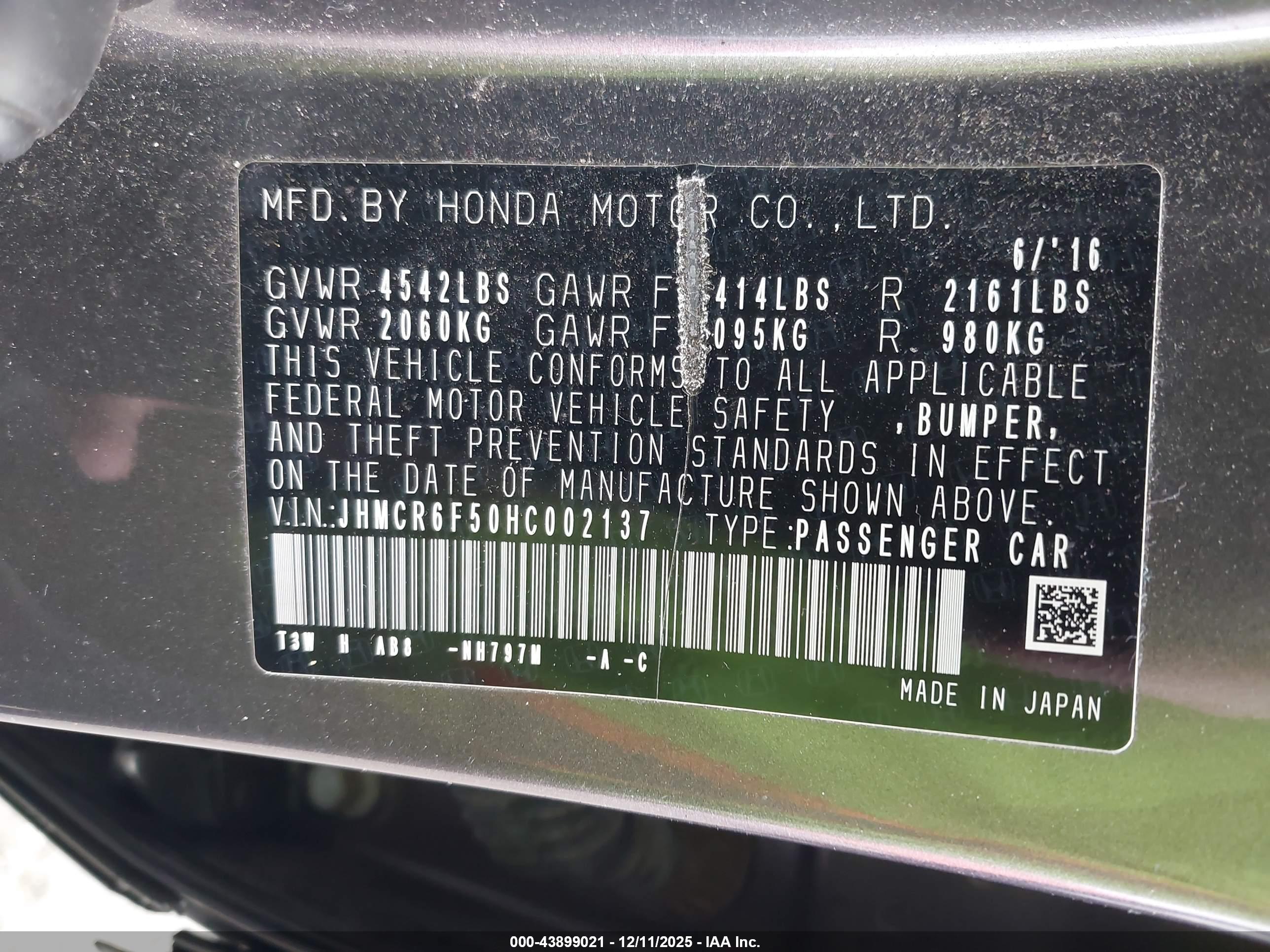 HONDA ACCORD image 9
