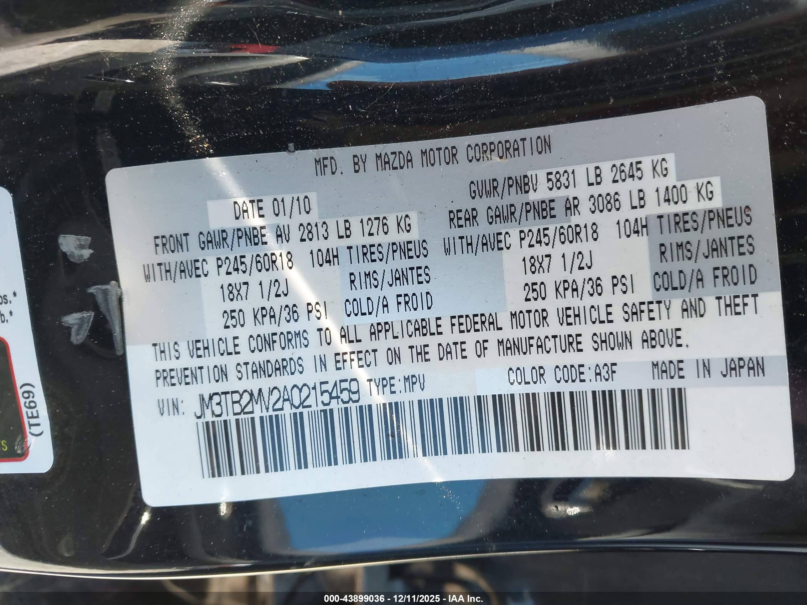 MAZDA CX-9 image 9