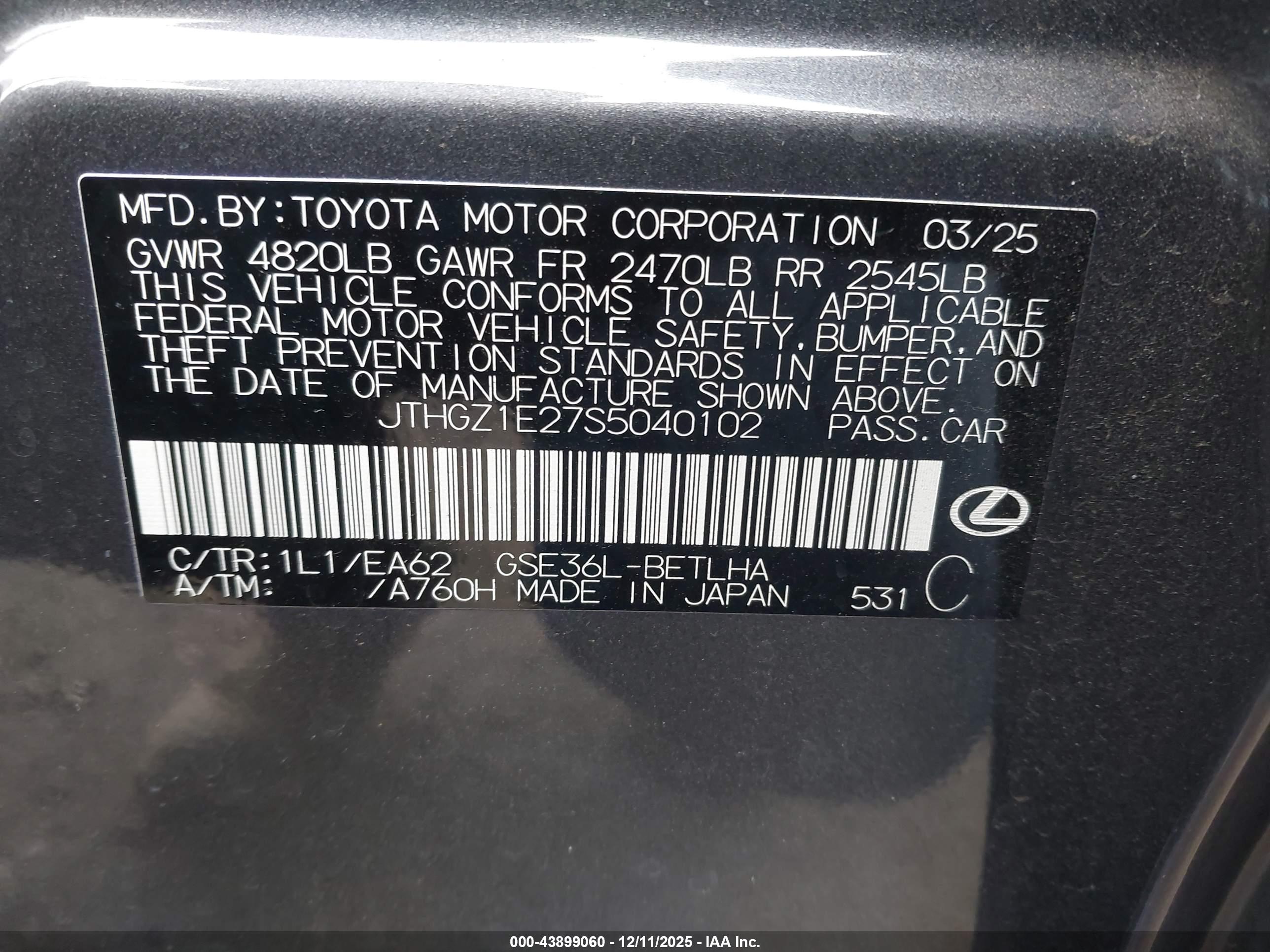 LEXUS IS image 9