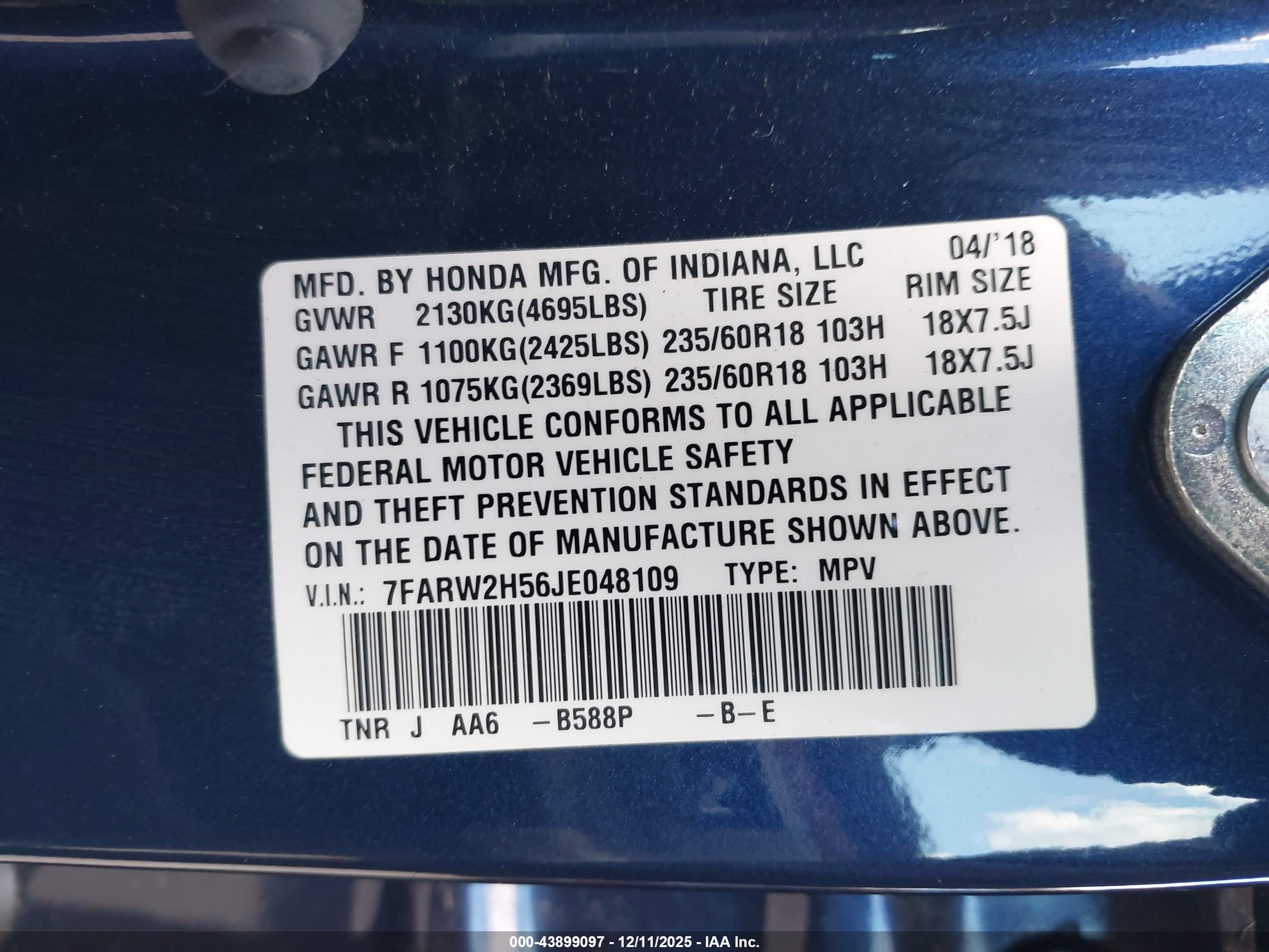 HONDA CR-V image 9