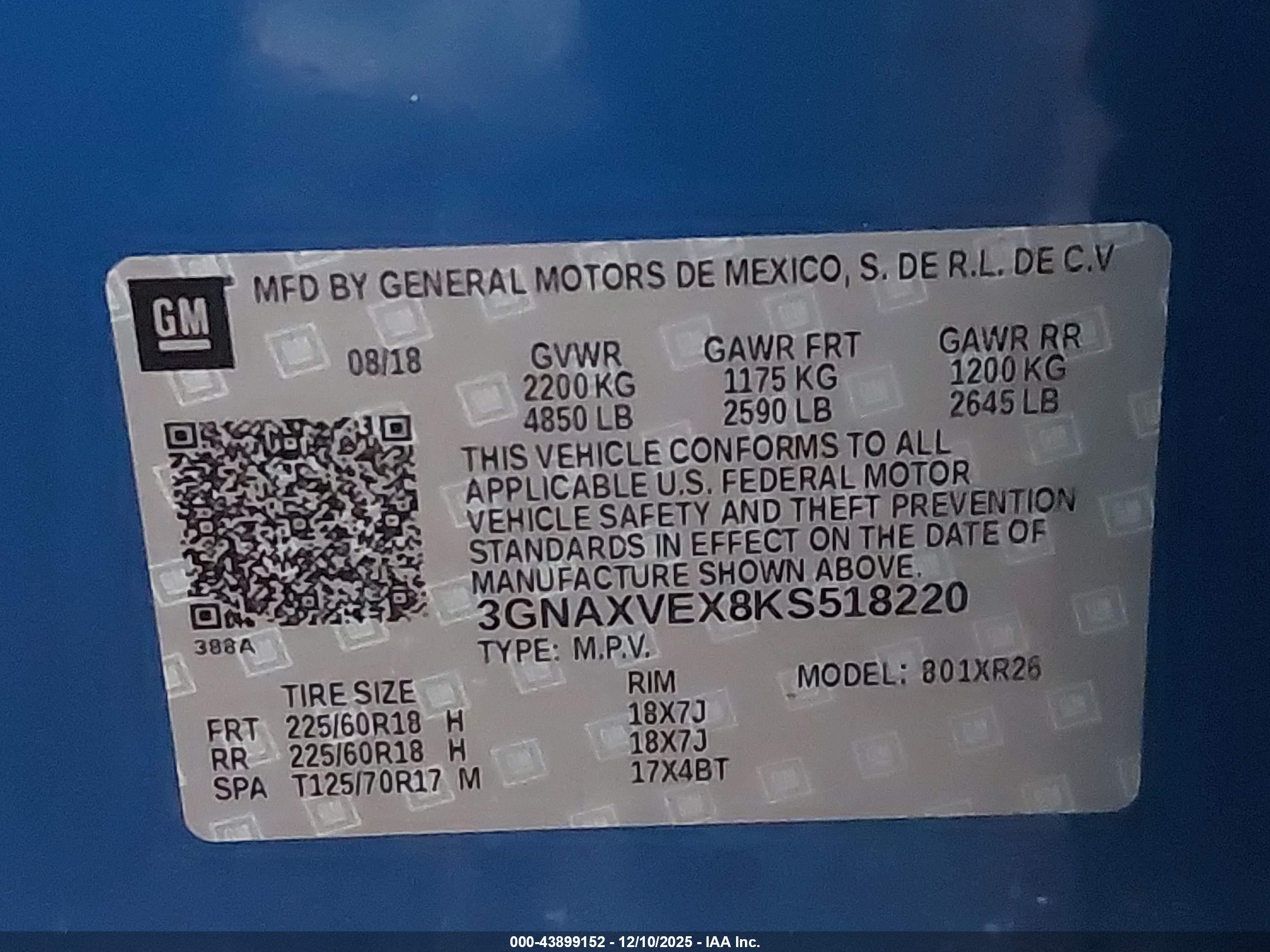 CHEVROLET EQUINOX image 9
