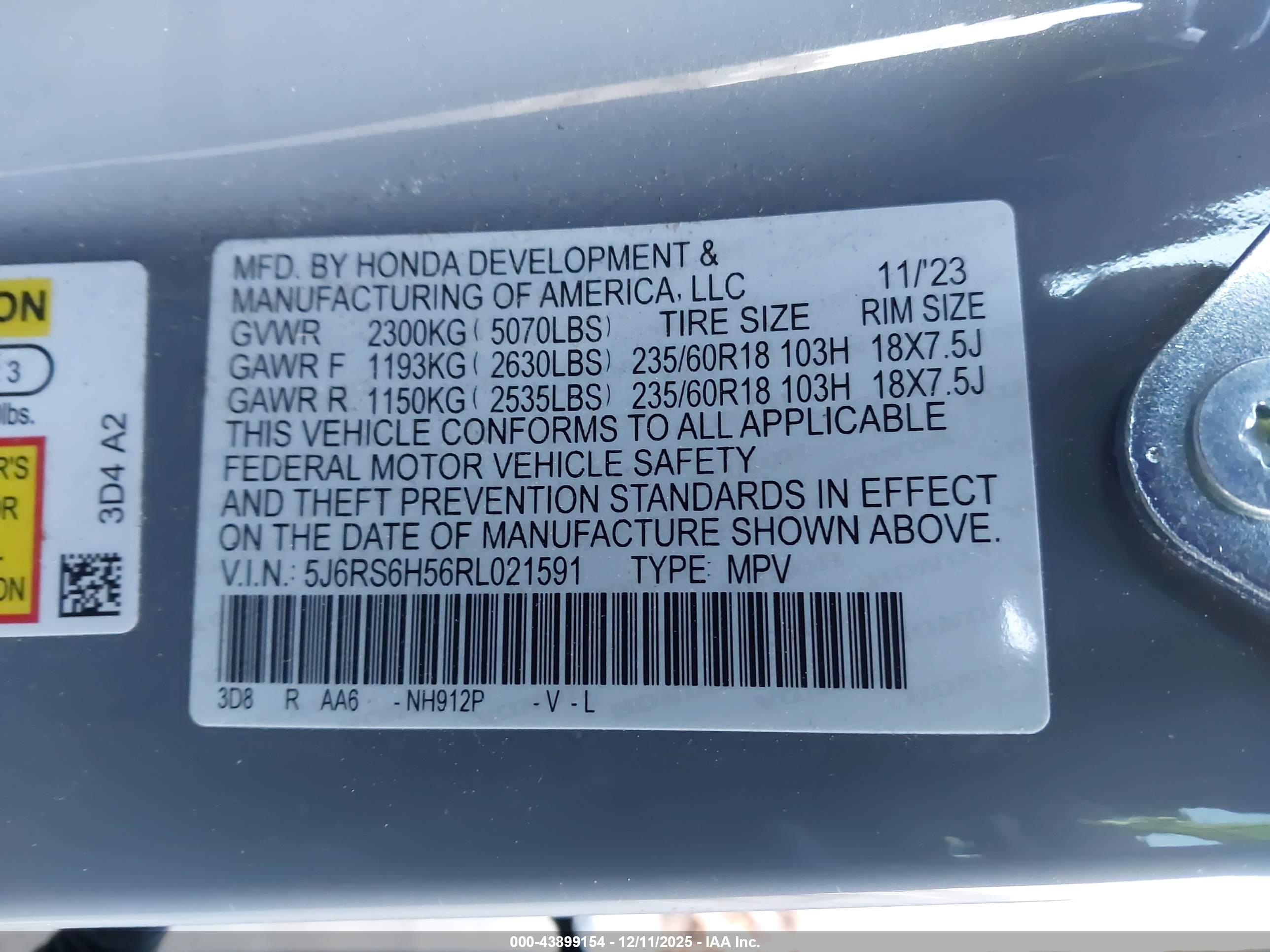 HONDA CR-V image 9