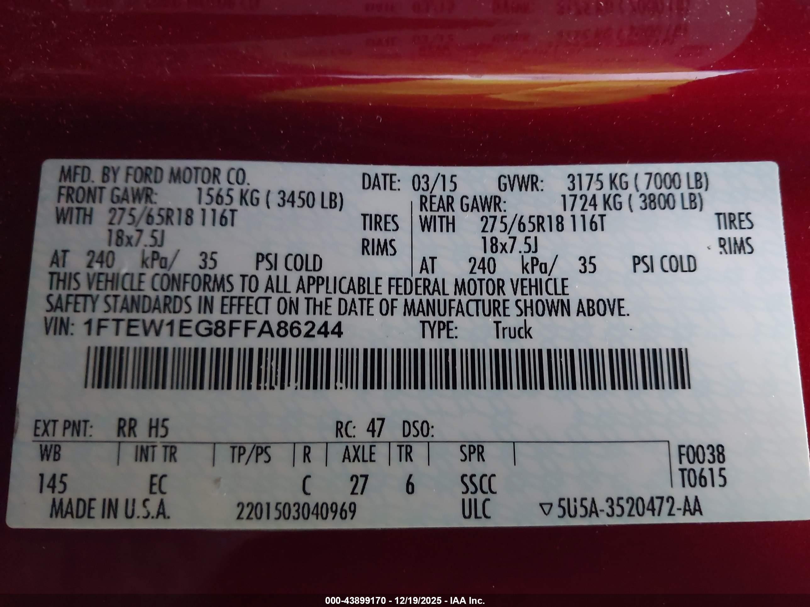 FORD F-150 image 9