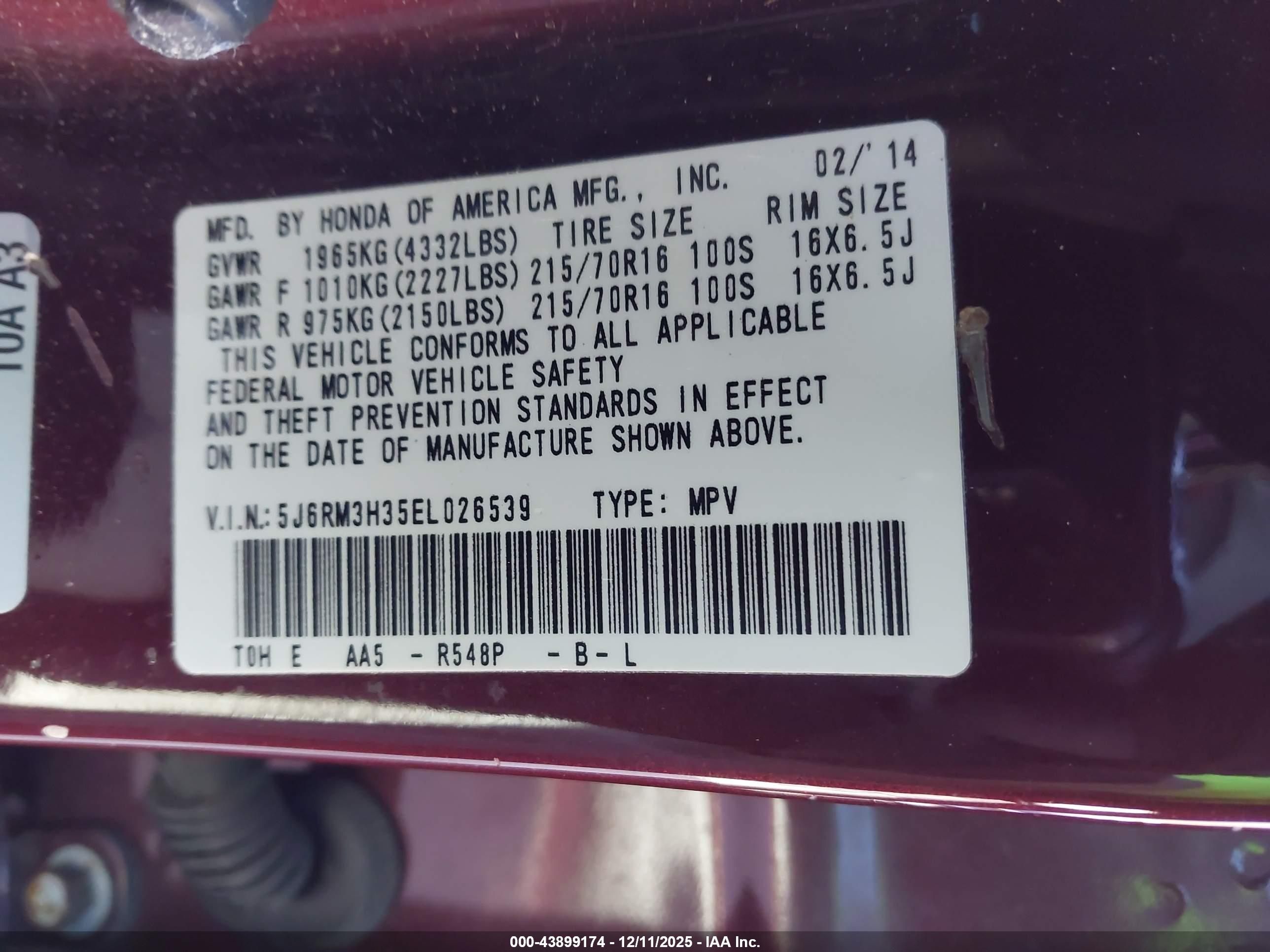 HONDA CR-V image 9
