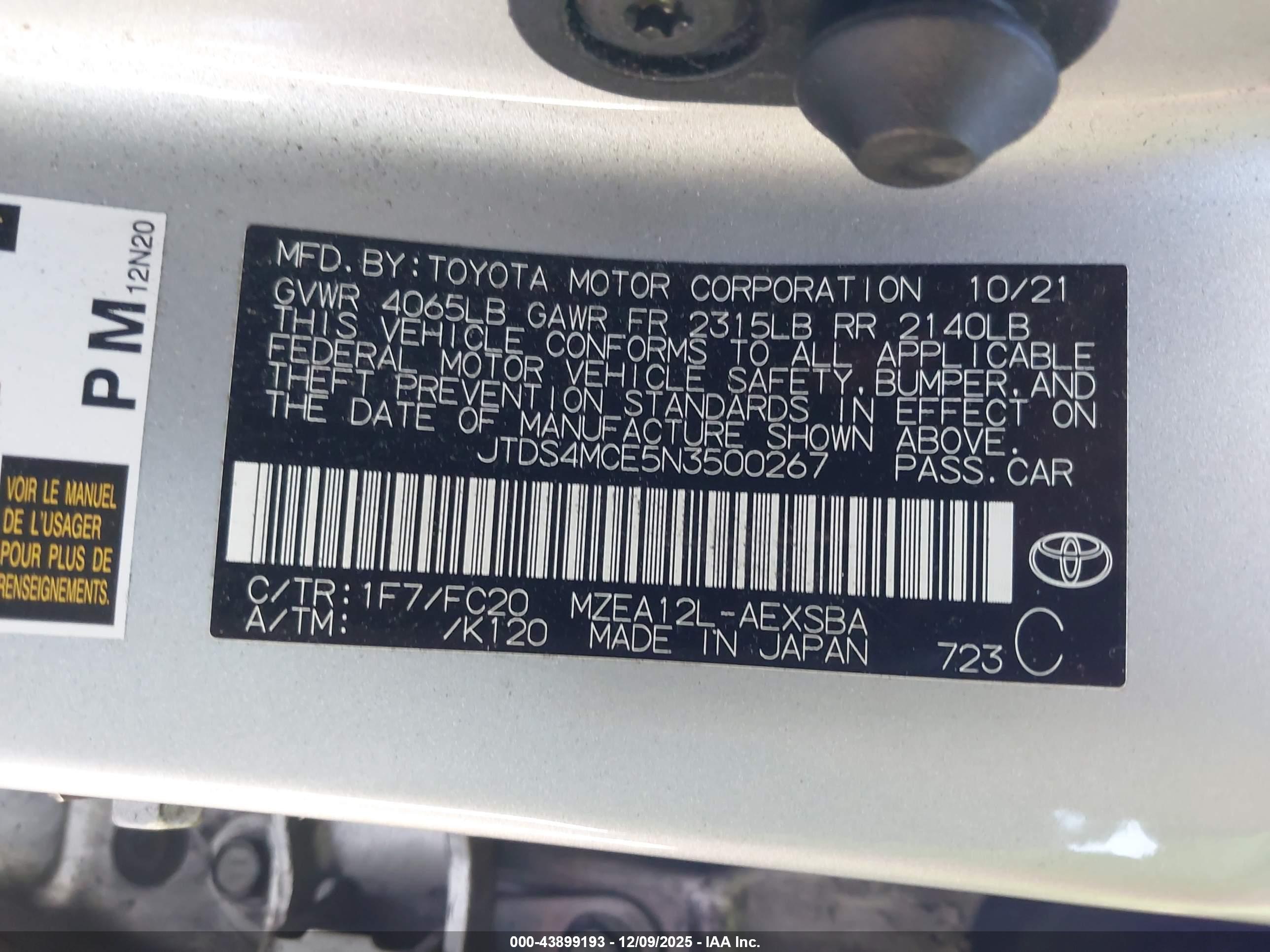 TOYOTA COROLLA image 9