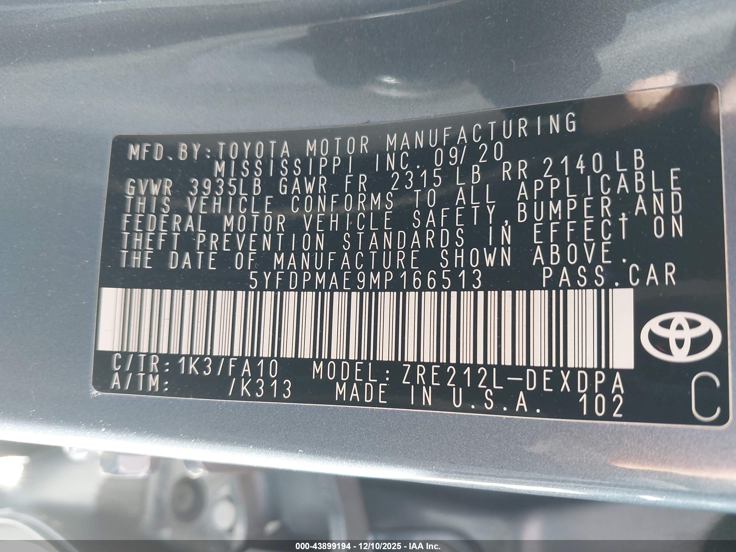 TOYOTA COROLLA image 9
