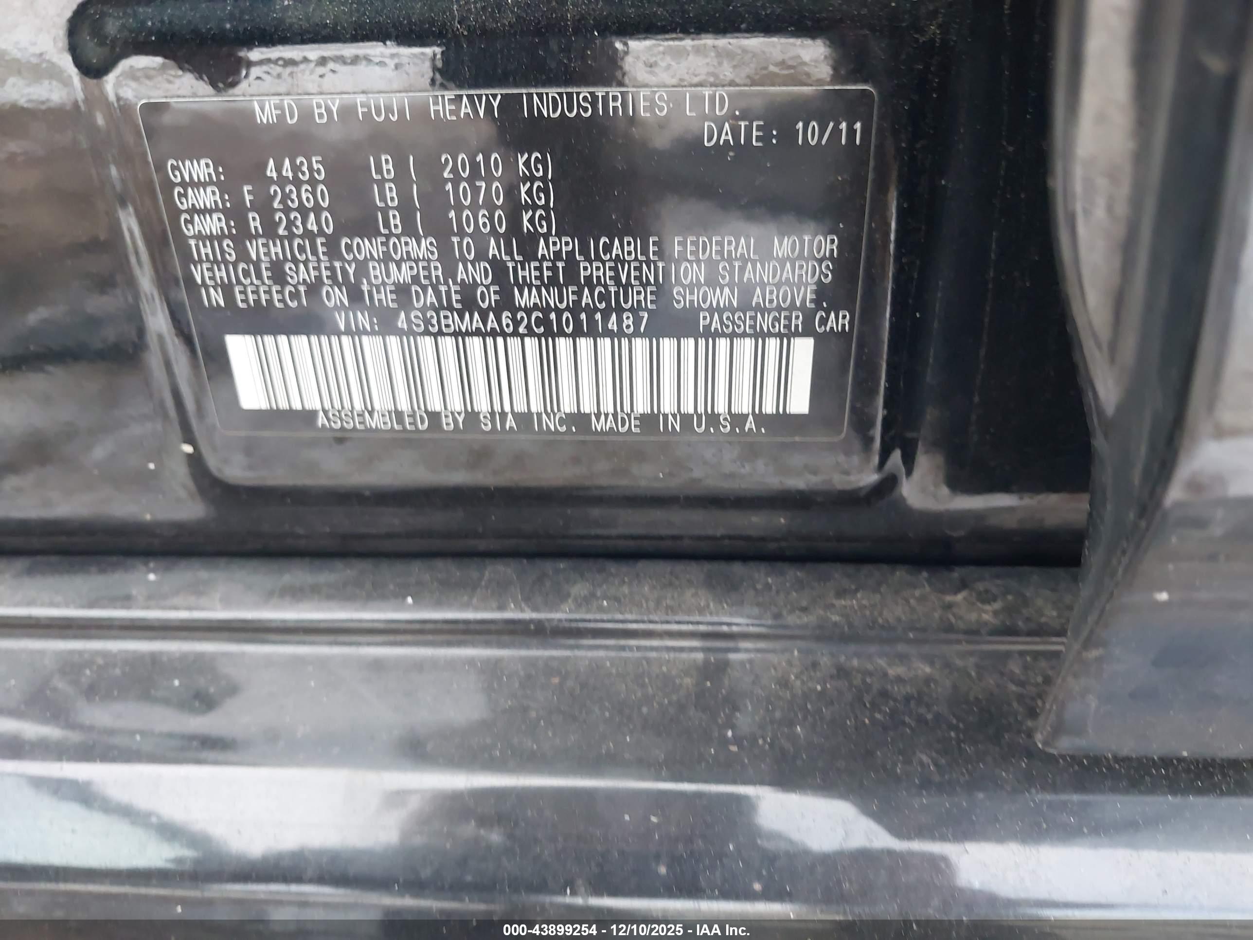 SUBARU LEGACY image 9
