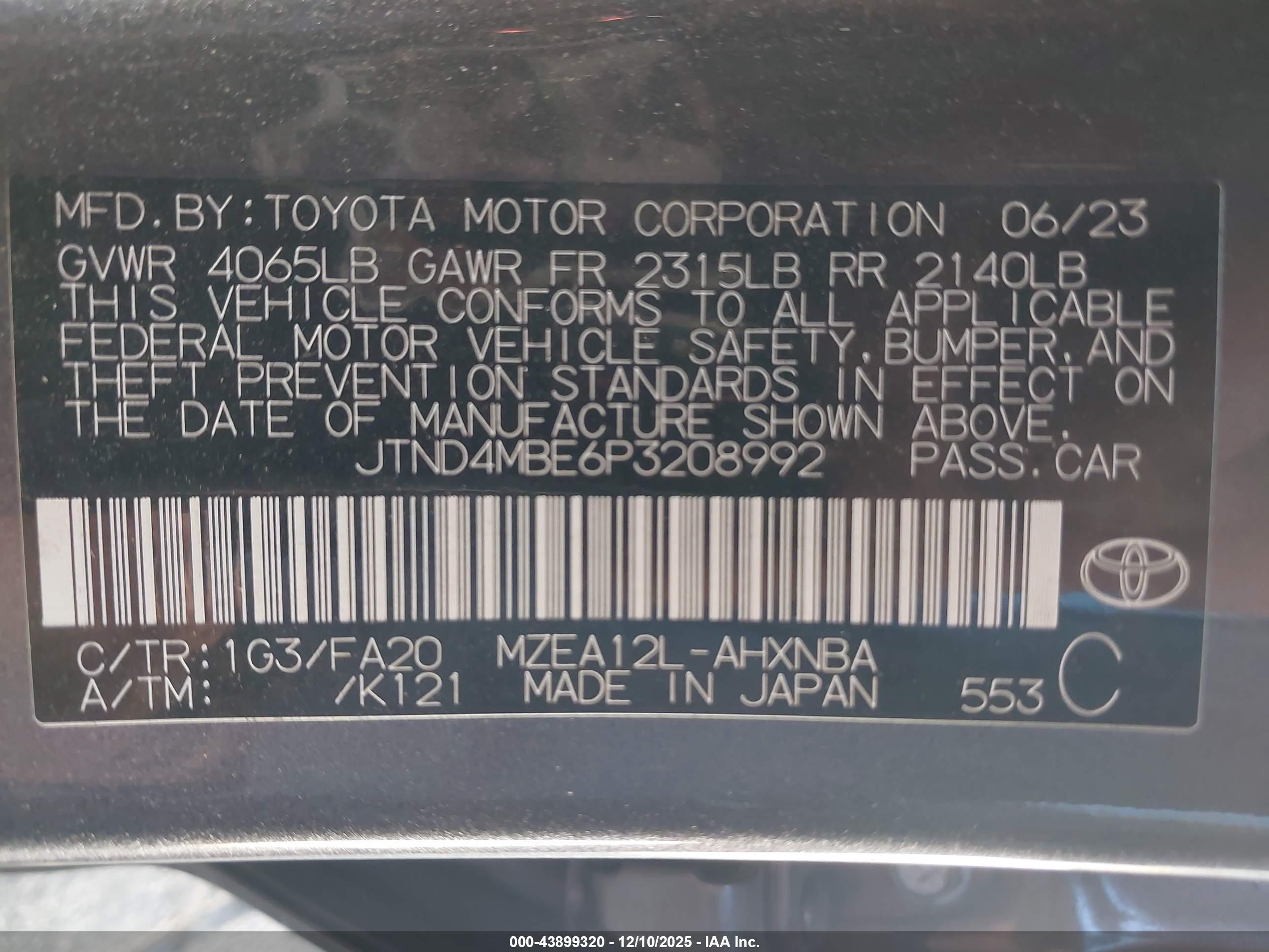 TOYOTA COROLLA image 9