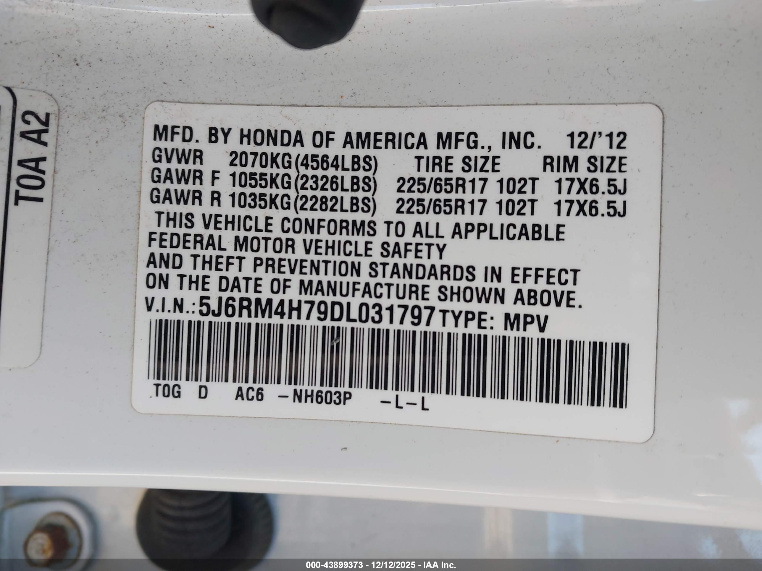 HONDA CR-V image 9