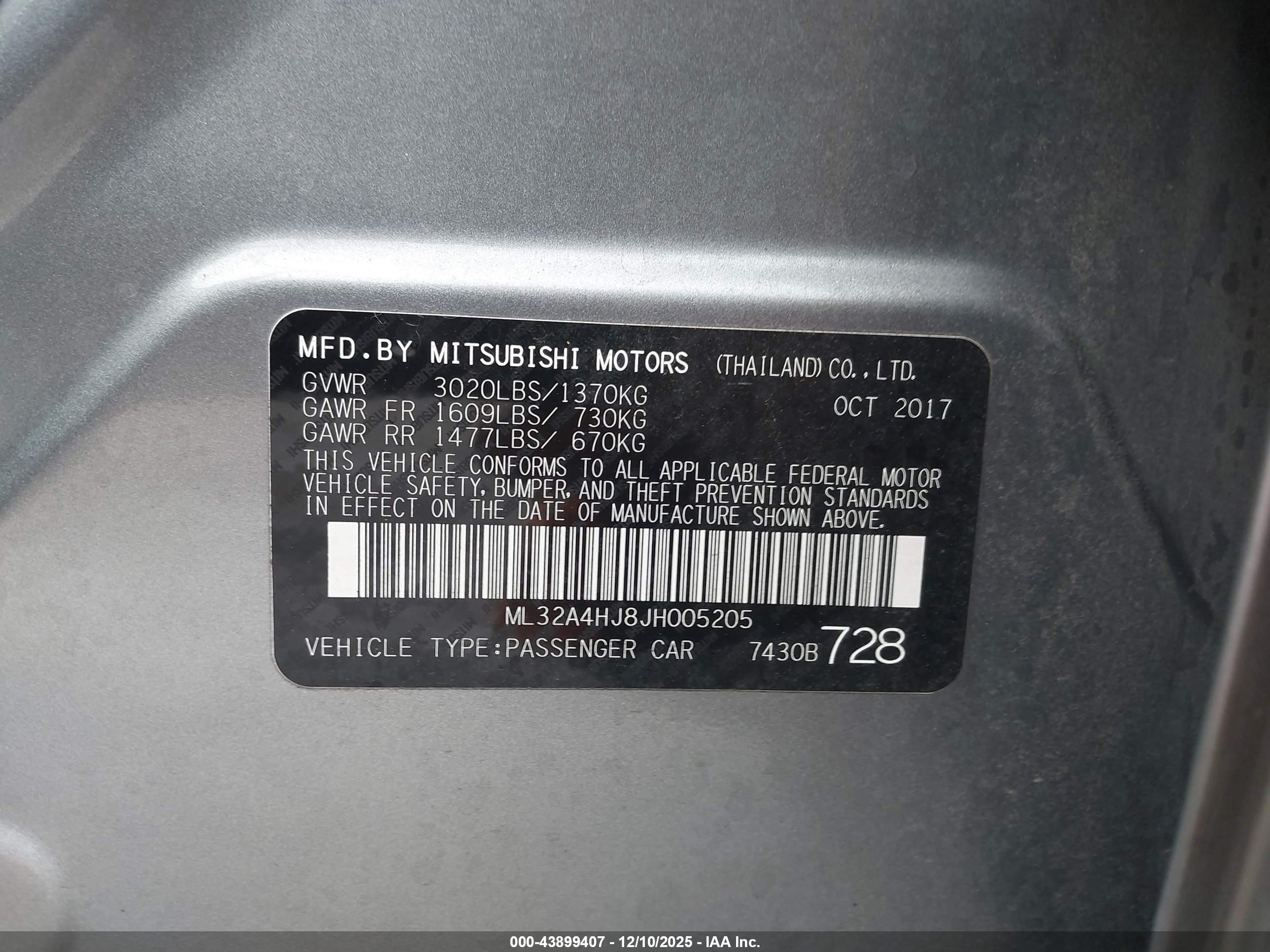 MITSUBISHI MIRAGE image 9