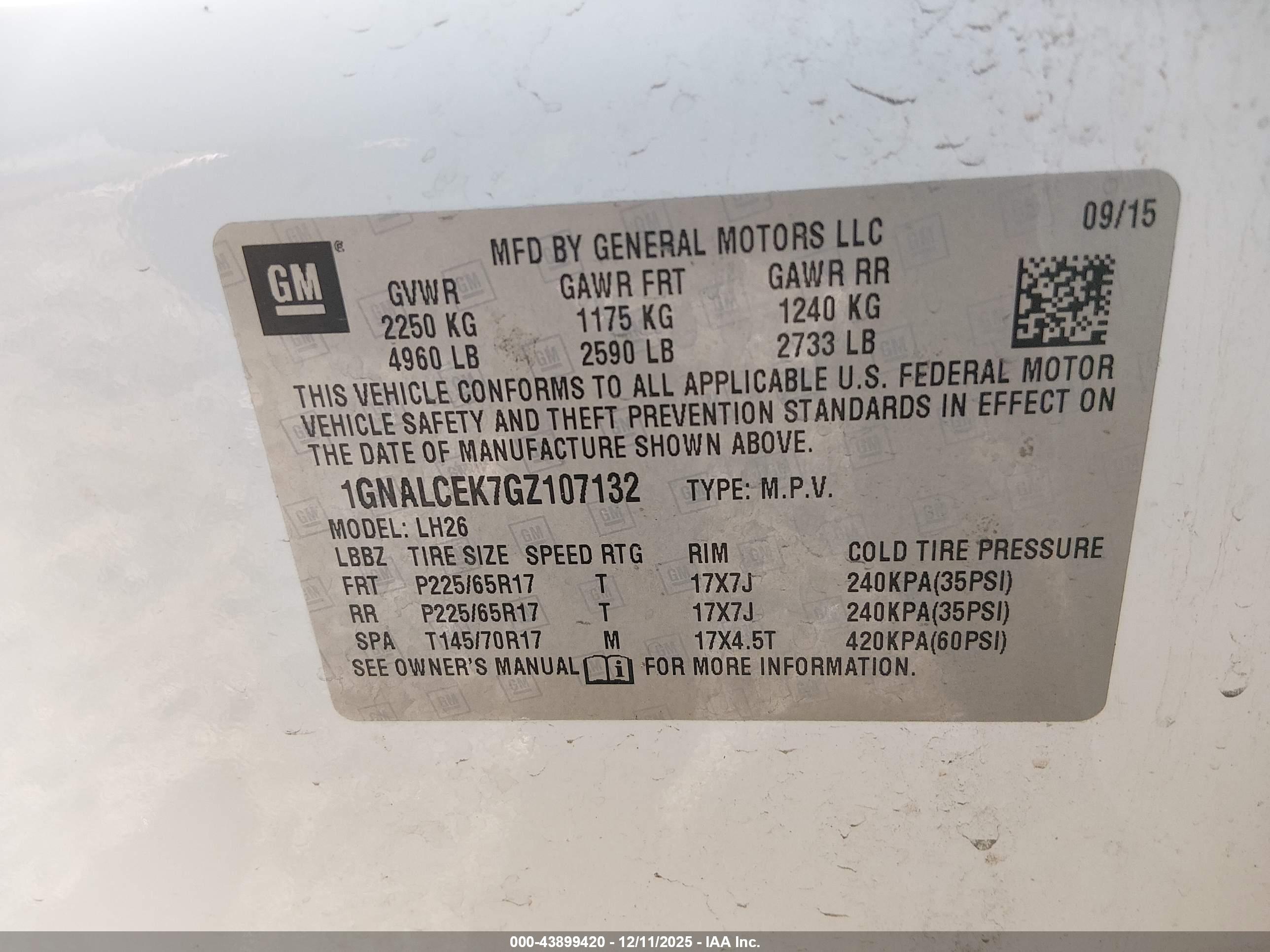 CHEVROLET EQUINOX image 9