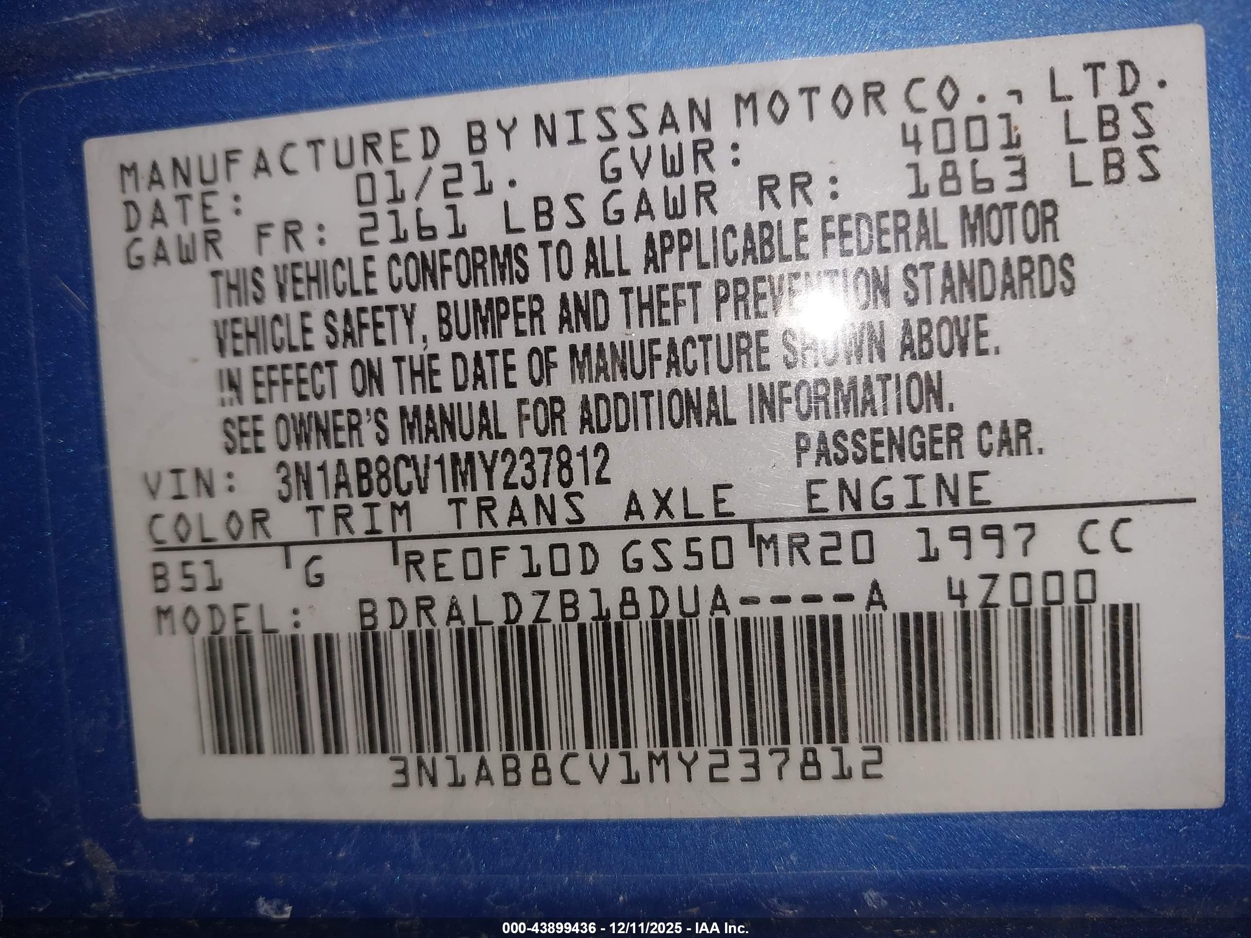 NISSAN SENTRA image 9