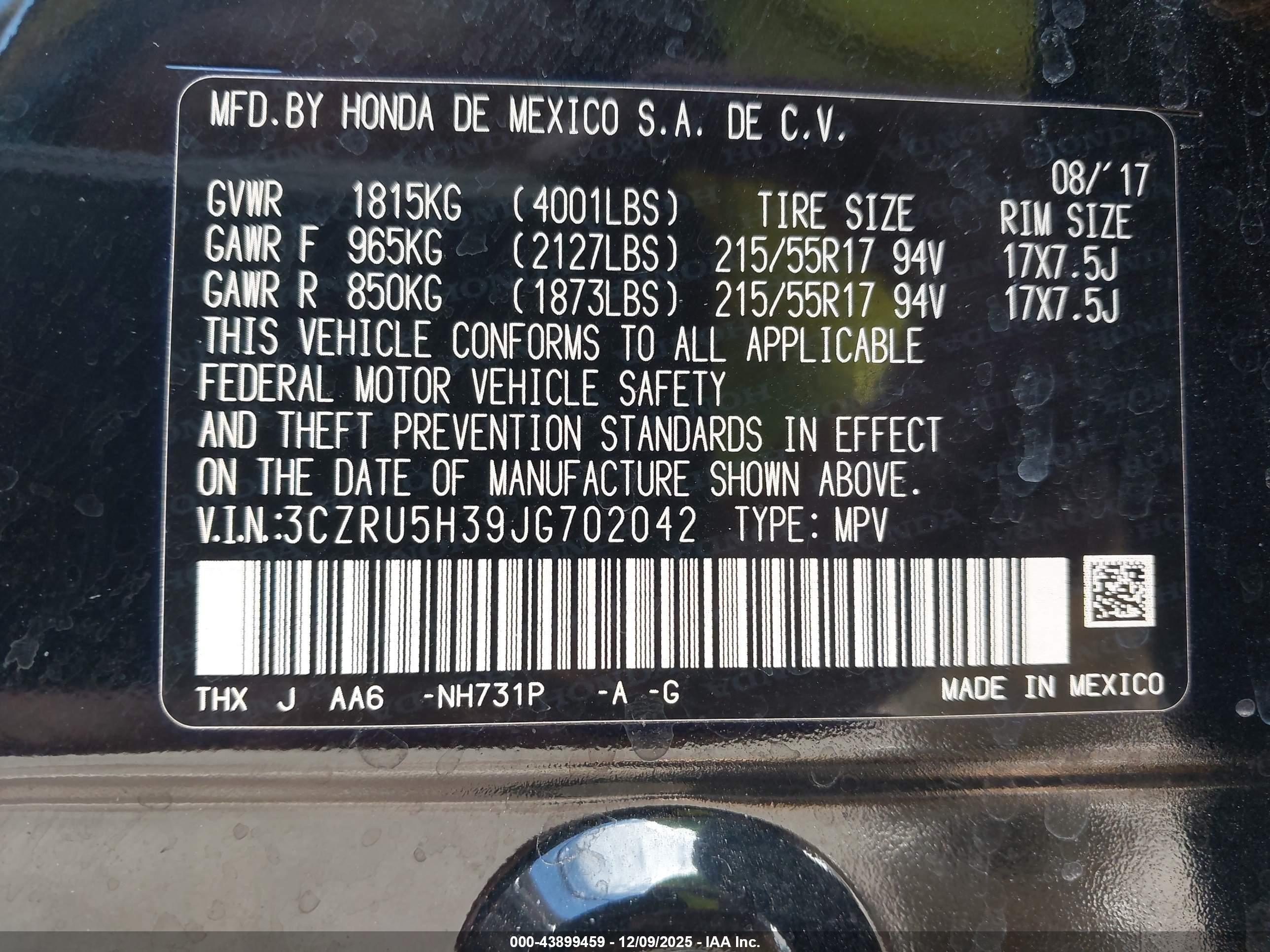 HONDA HR-V image 9
