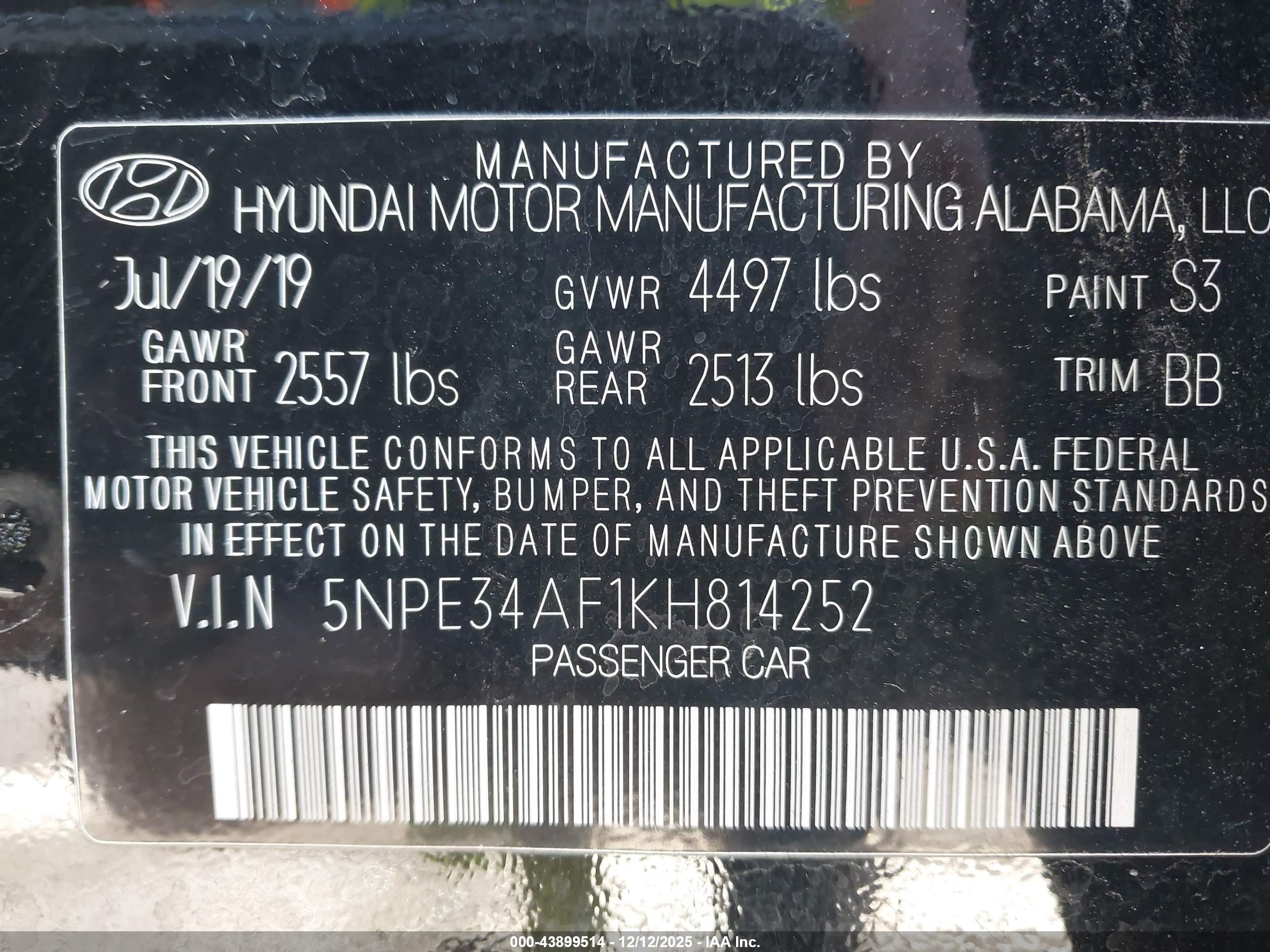 HYUNDAI SONATA image 9