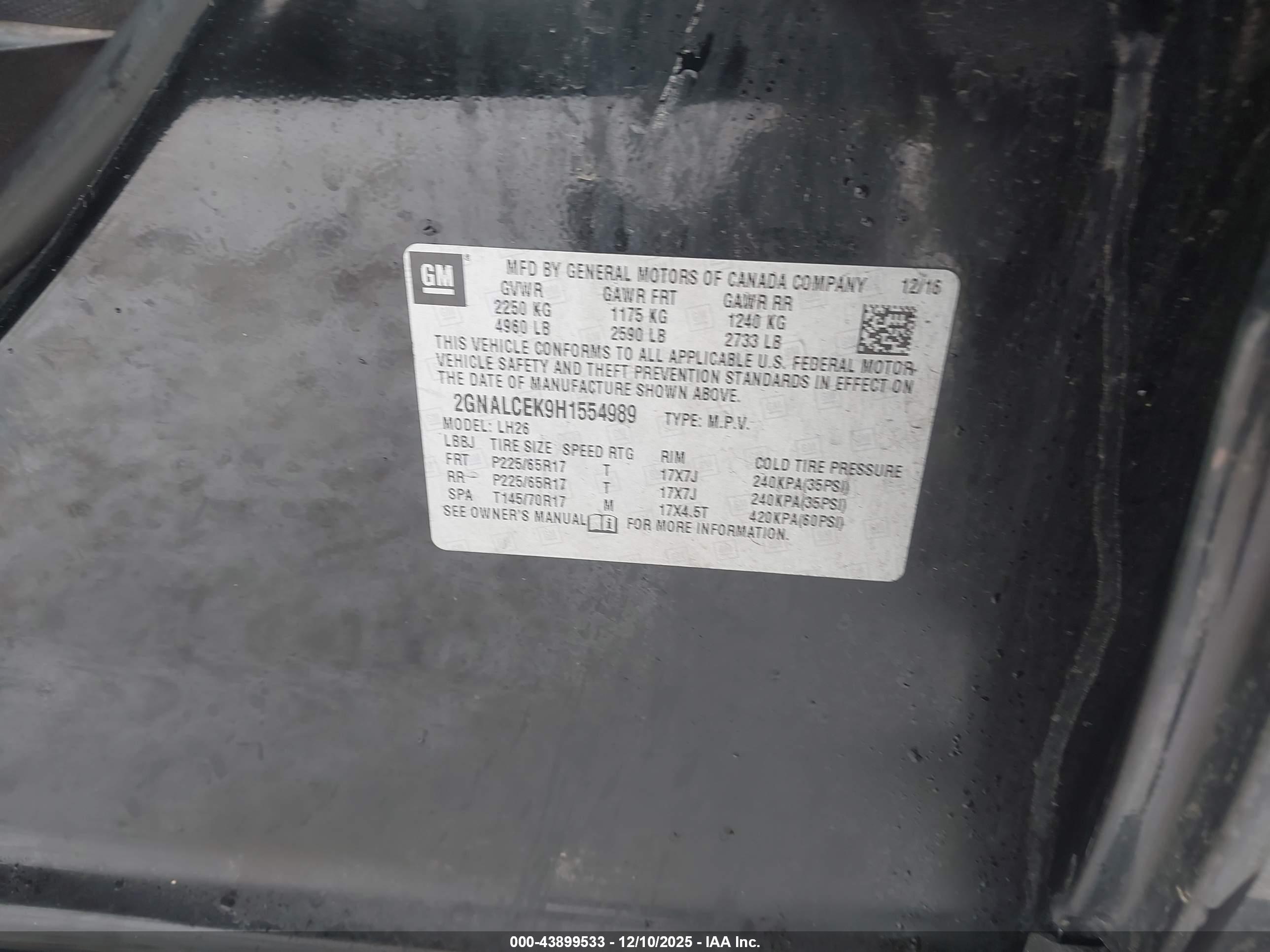 CHEVROLET EQUINOX image 9
