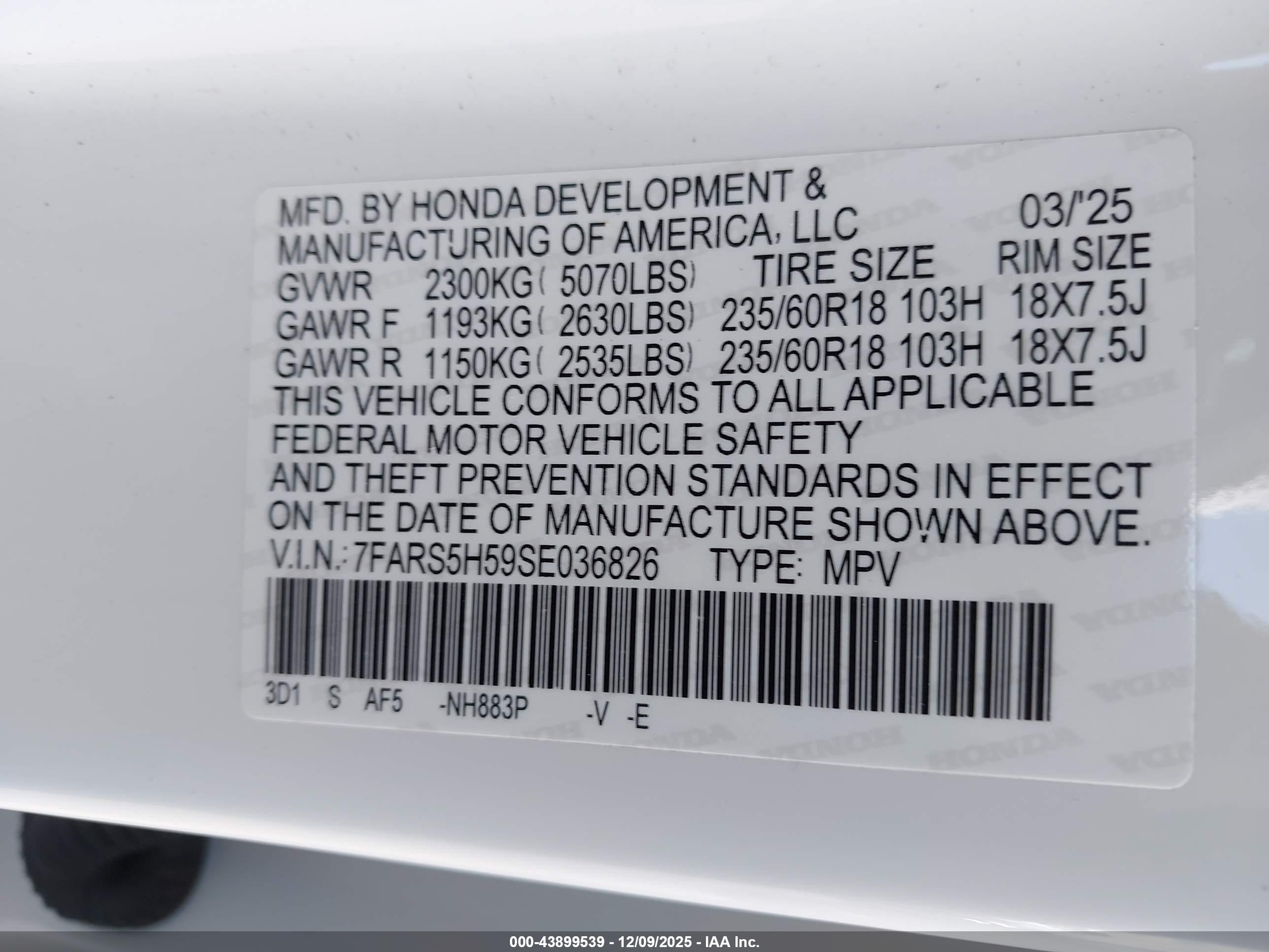 HONDA CR-V image 9