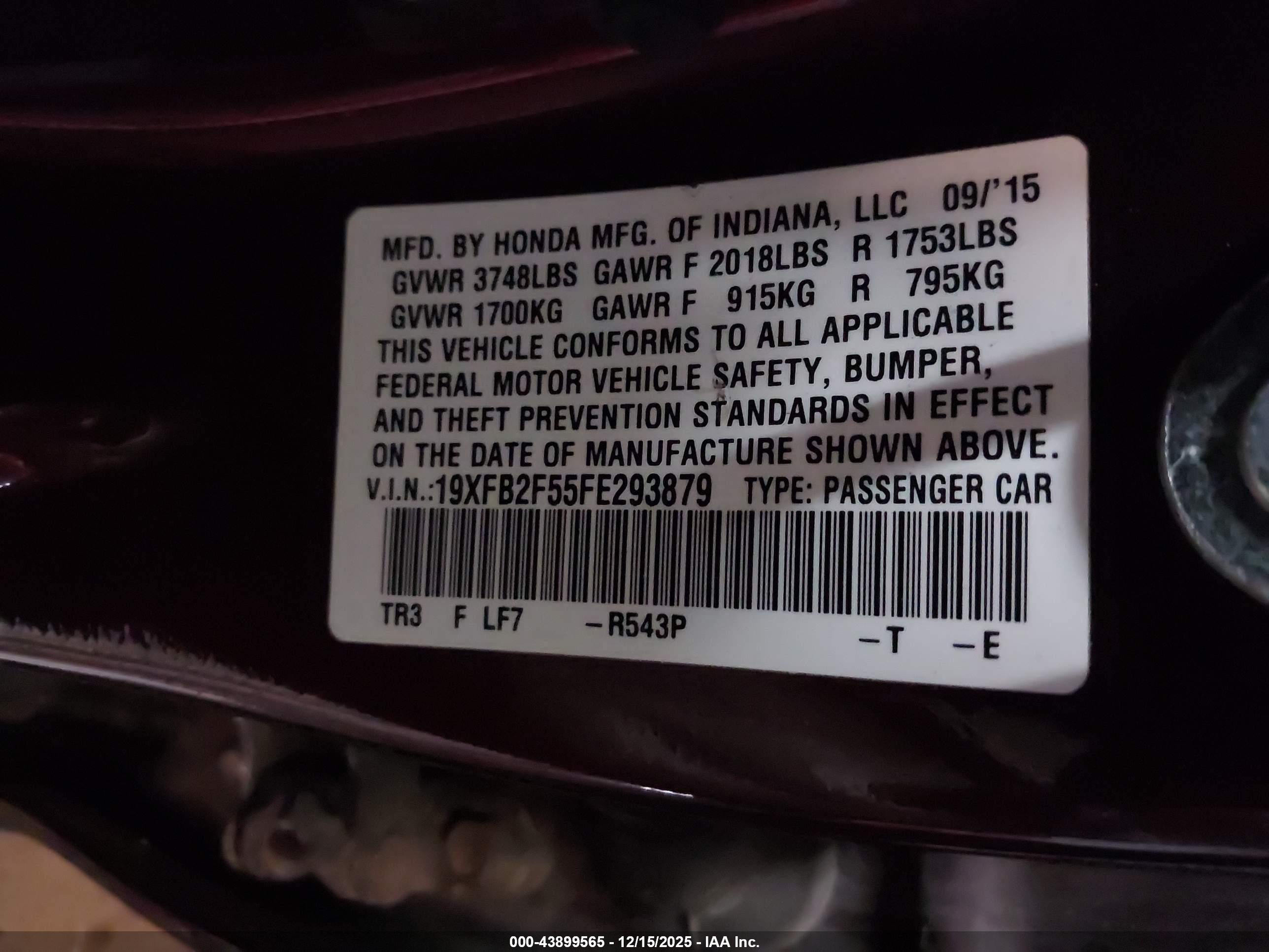 HONDA CIVIC image 9