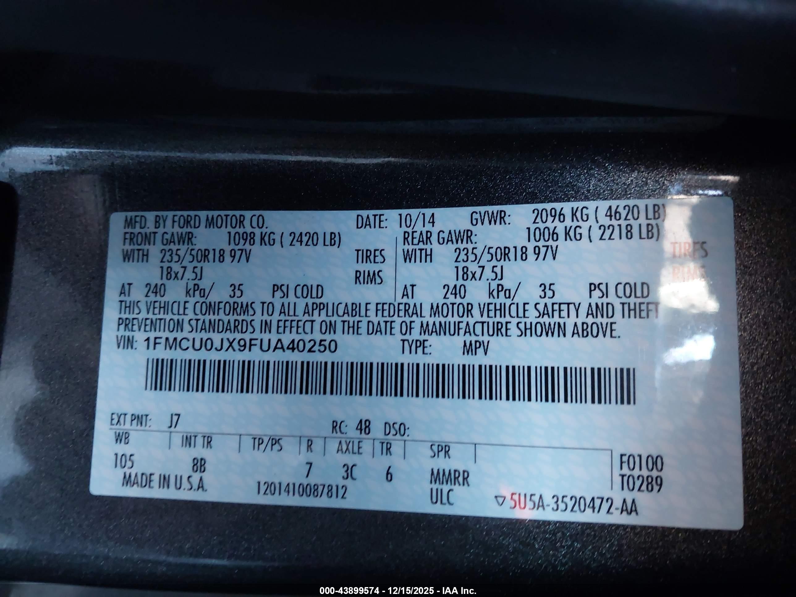 FORD ESCAPE image 9