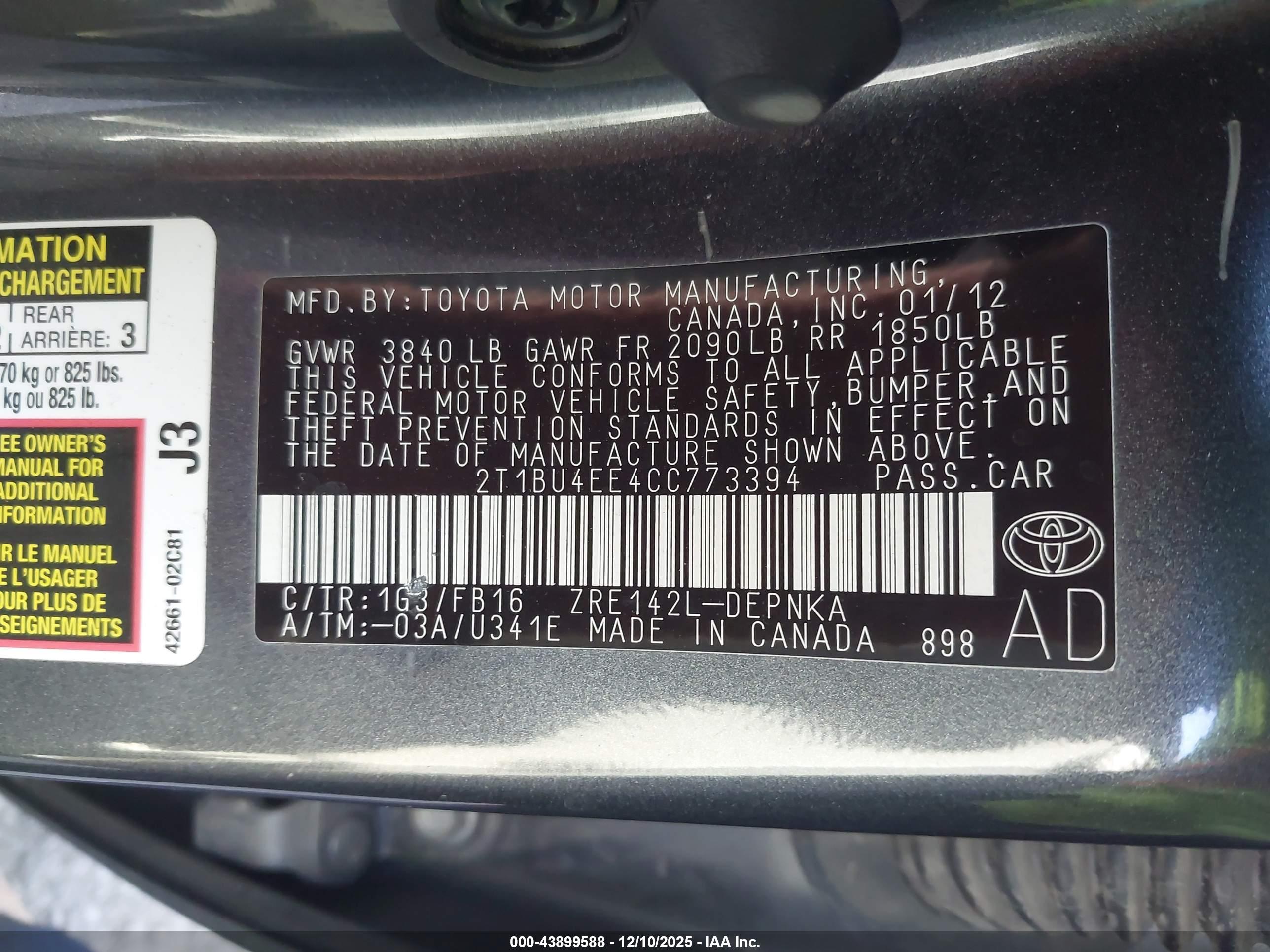 TOYOTA COROLLA image 9
