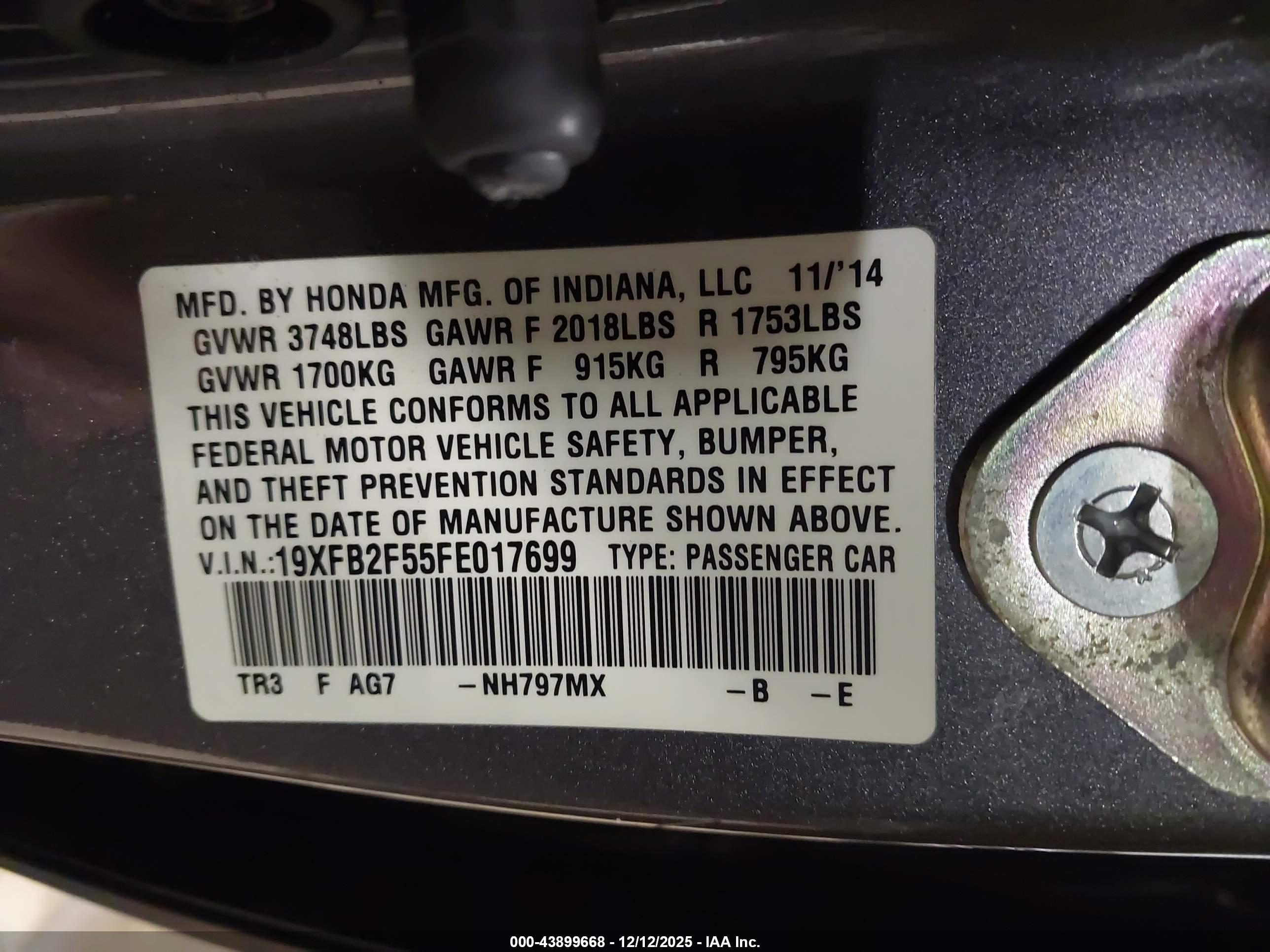 HONDA CIVIC image 9
