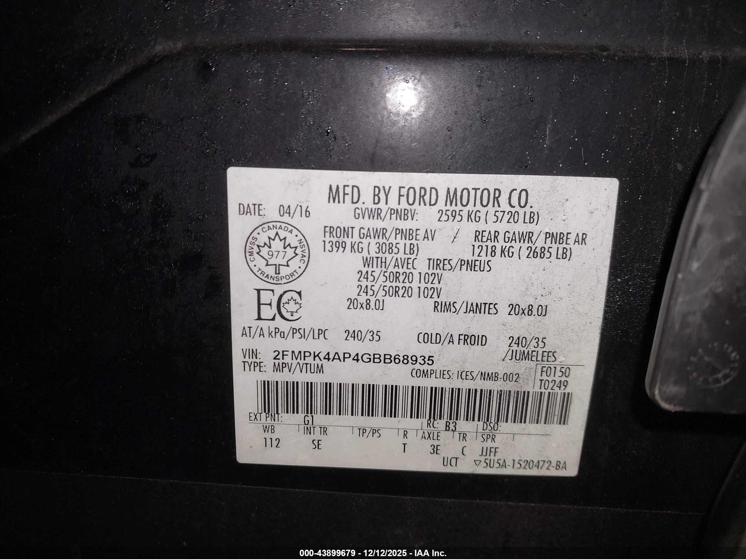FORD EDGE image 9