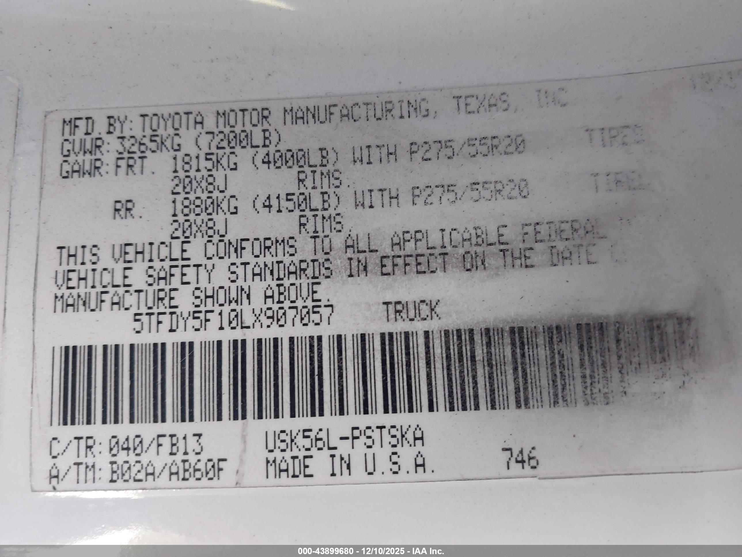 TOYOTA TUNDRA image 9