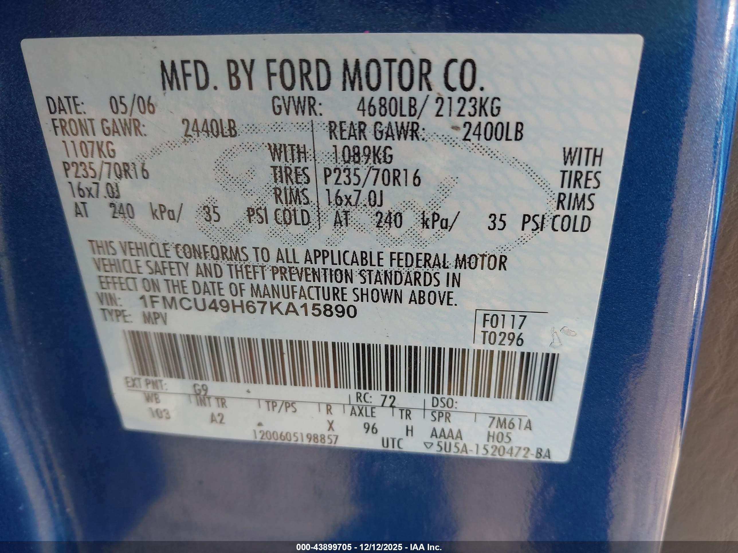 FORD ESCAPE image 9