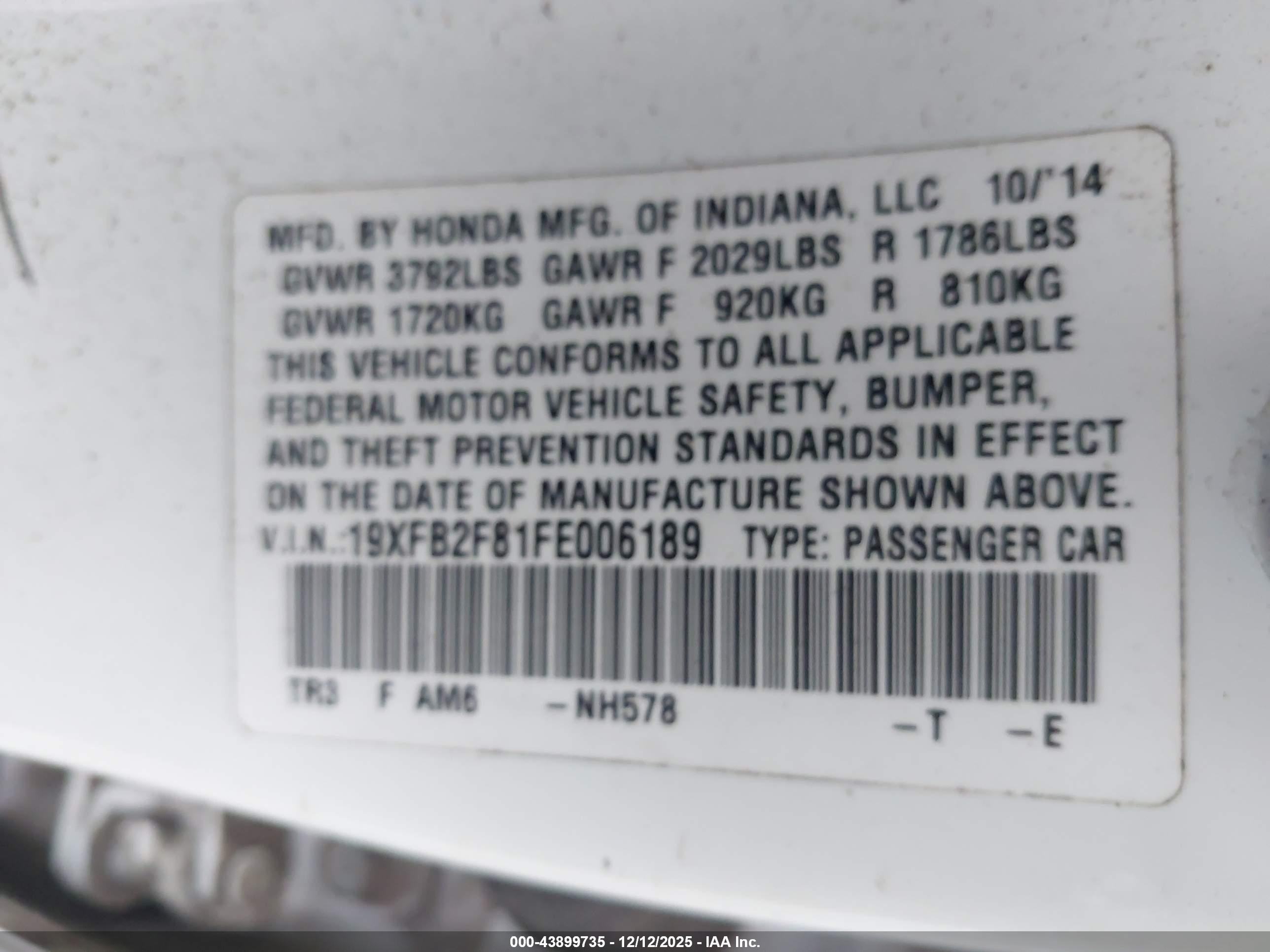 HONDA CIVIC image 9