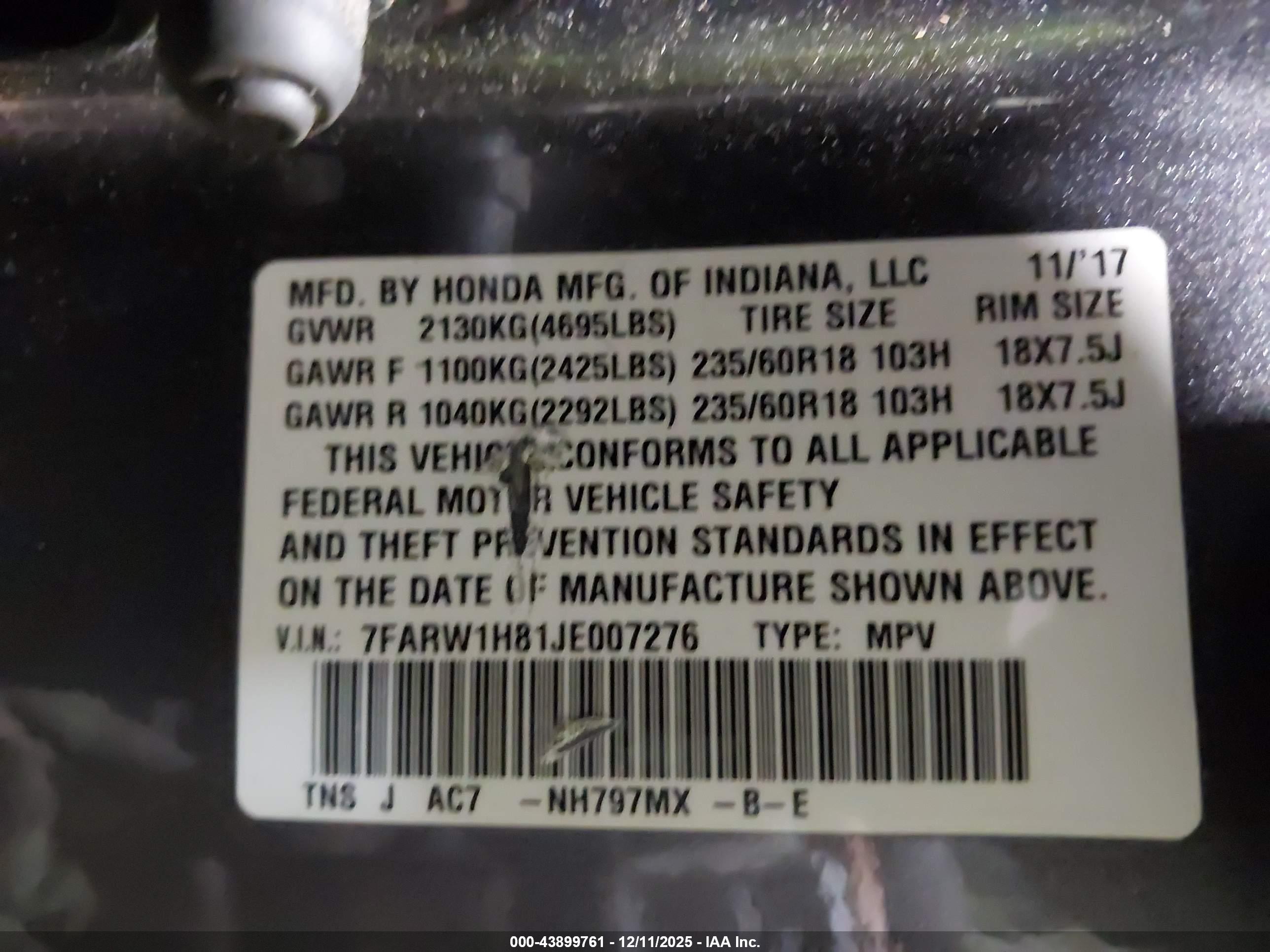 HONDA CR-V image 9