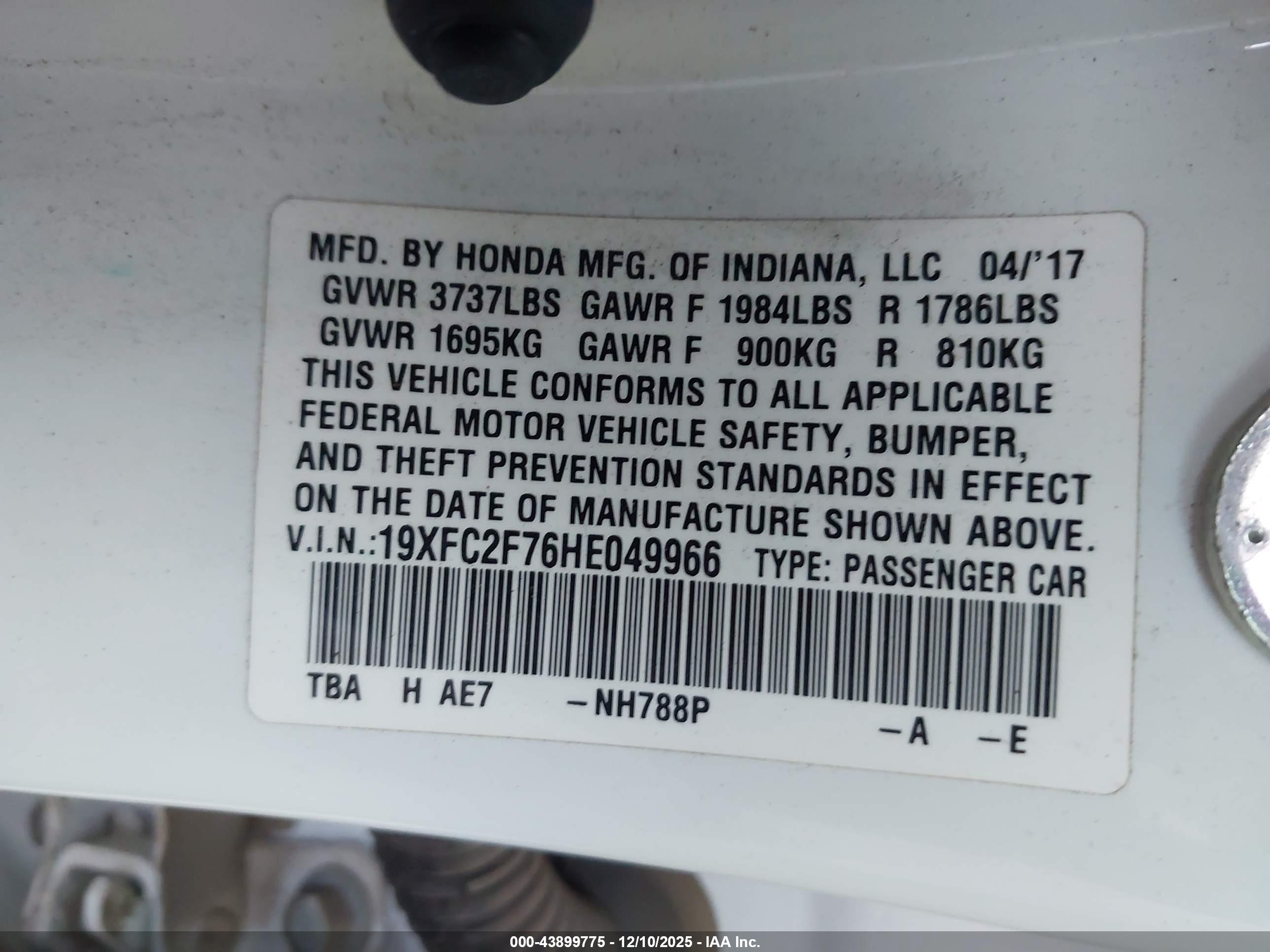 HONDA CIVIC image 9