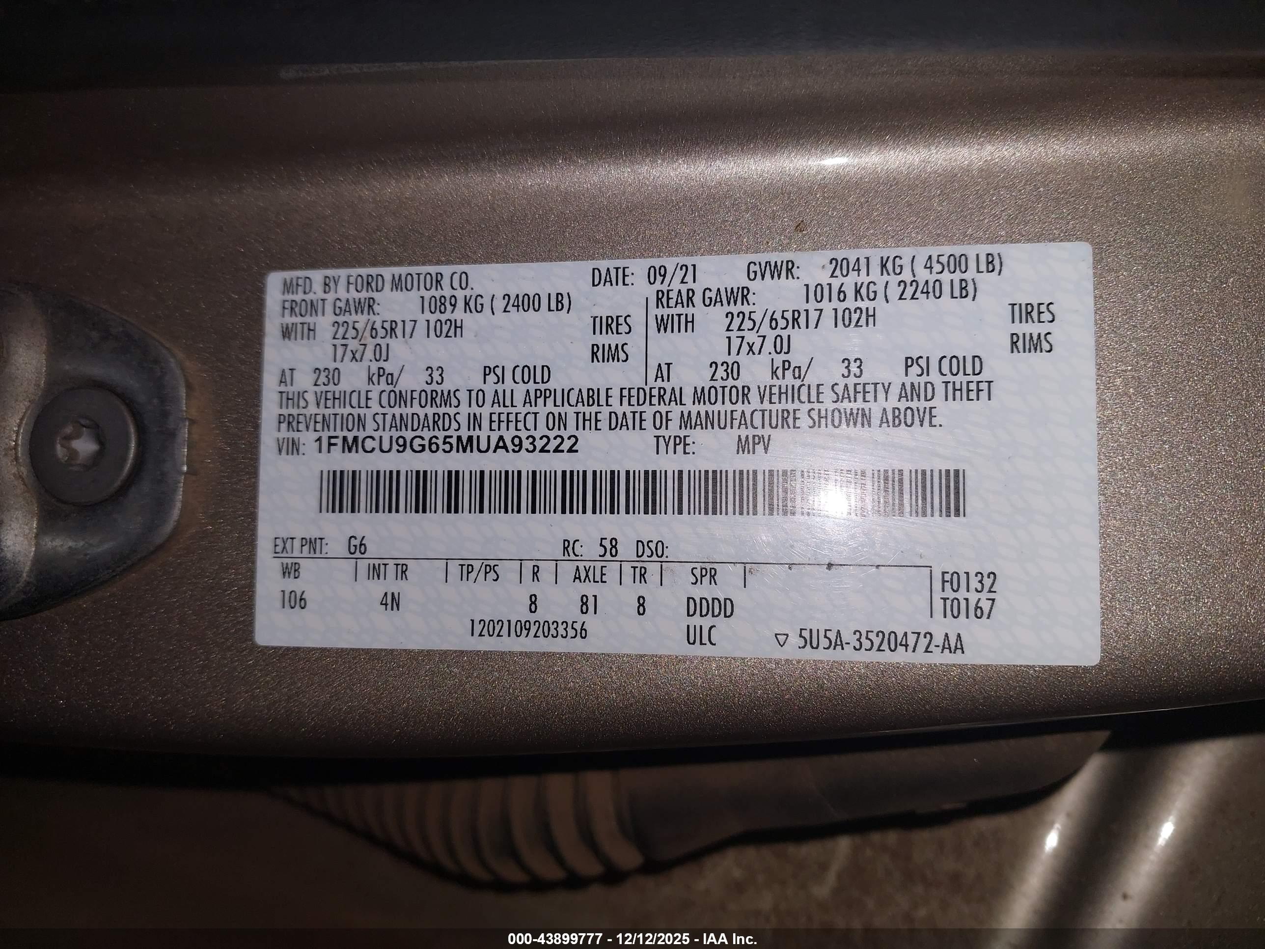 FORD ESCAPE image 9