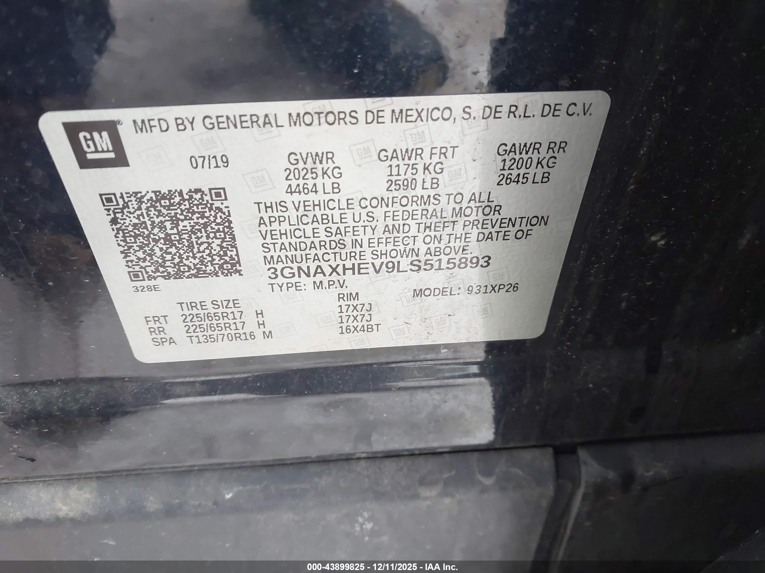 CHEVROLET EQUINOX image 9
