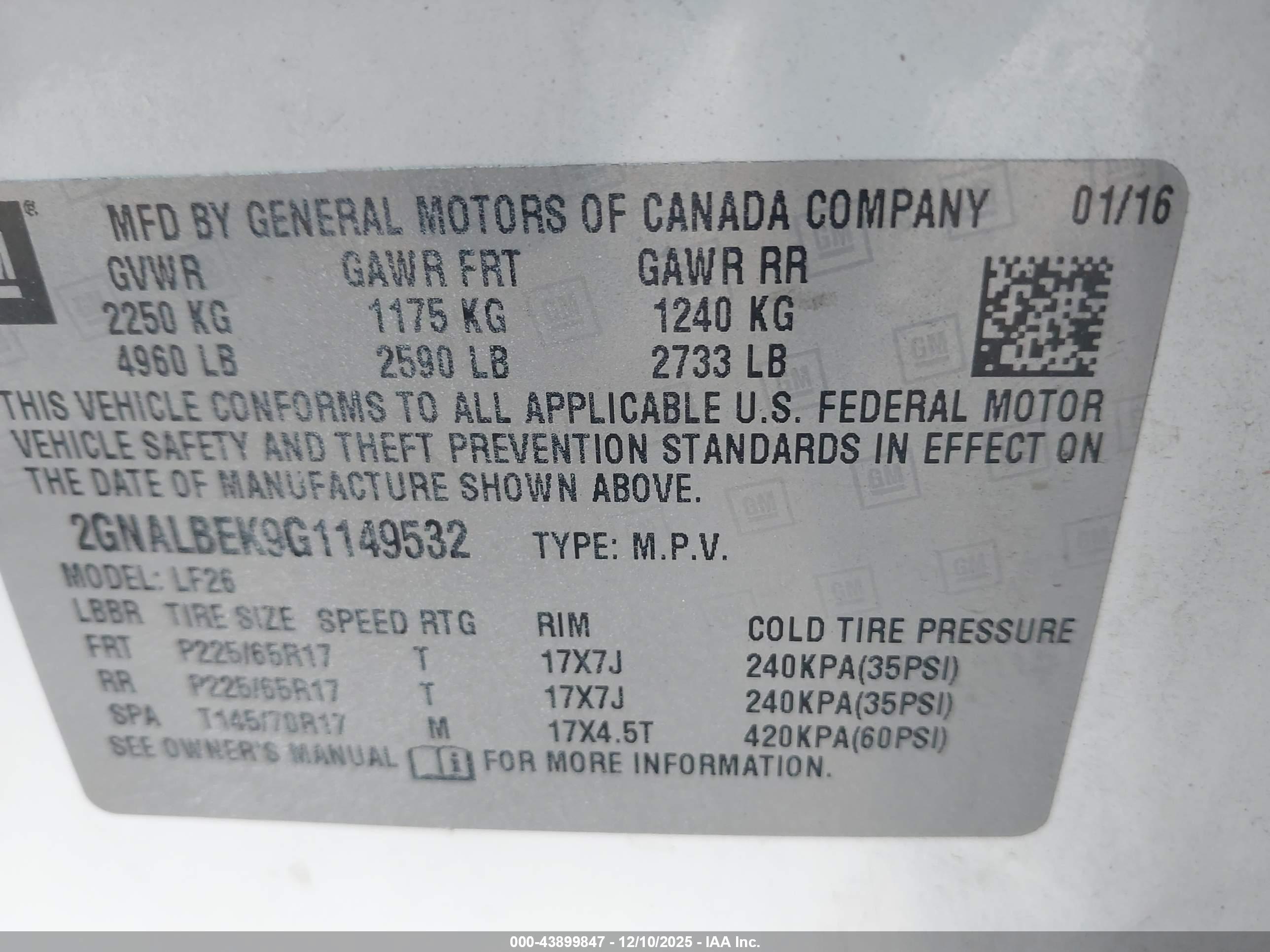 CHEVROLET EQUINOX image 9