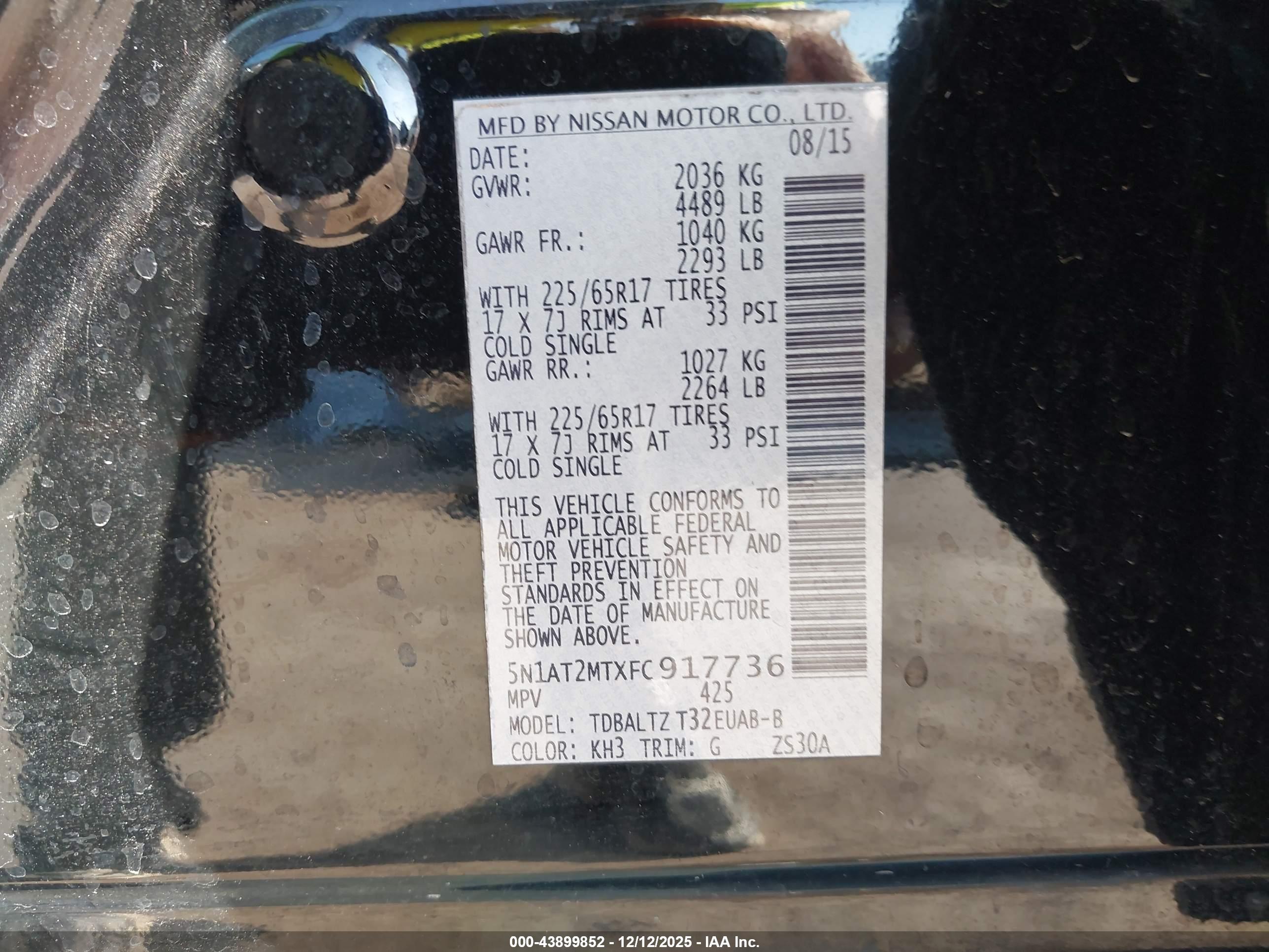 NISSAN ROGUE image 9