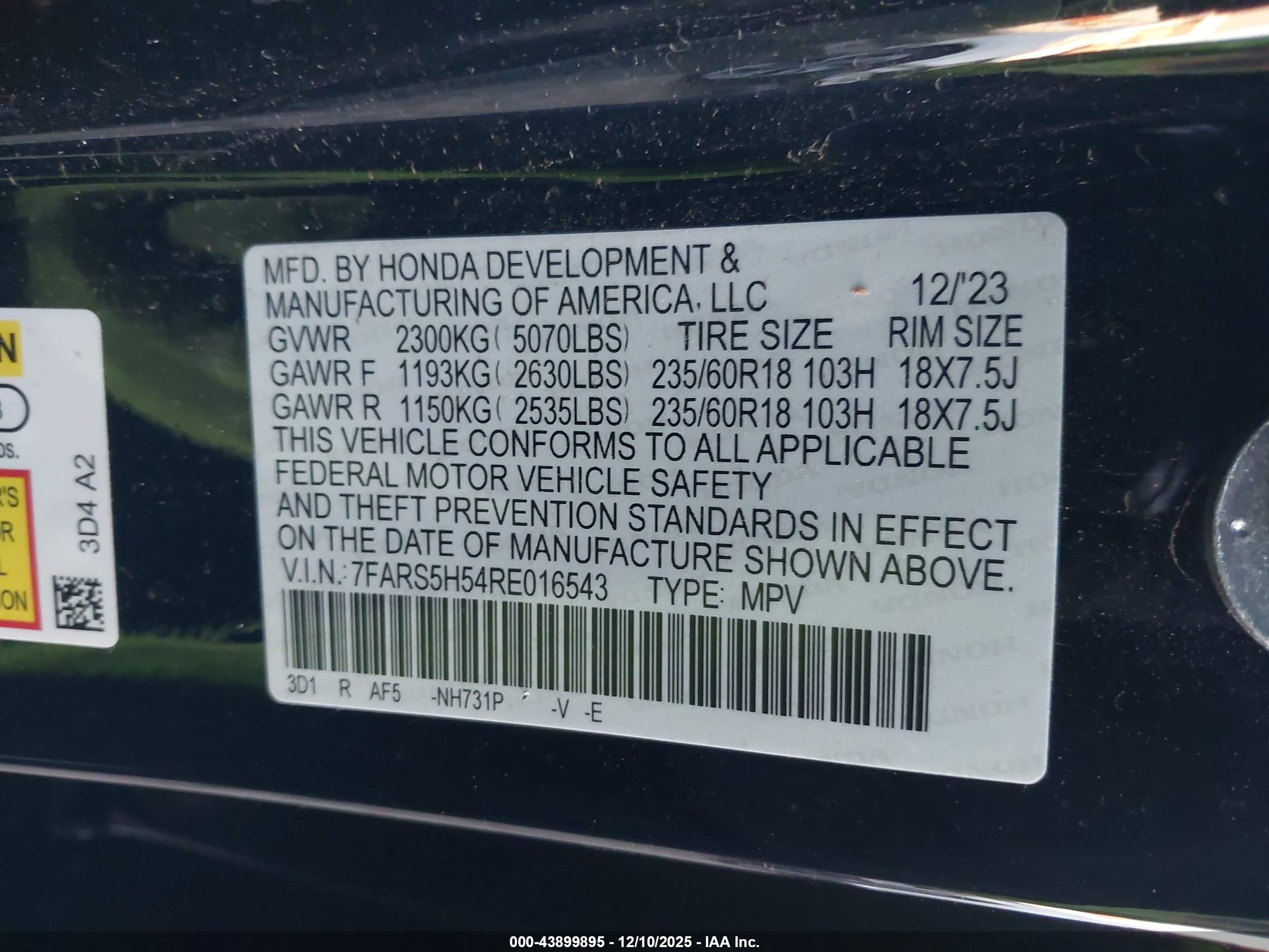 HONDA CR-V image 9