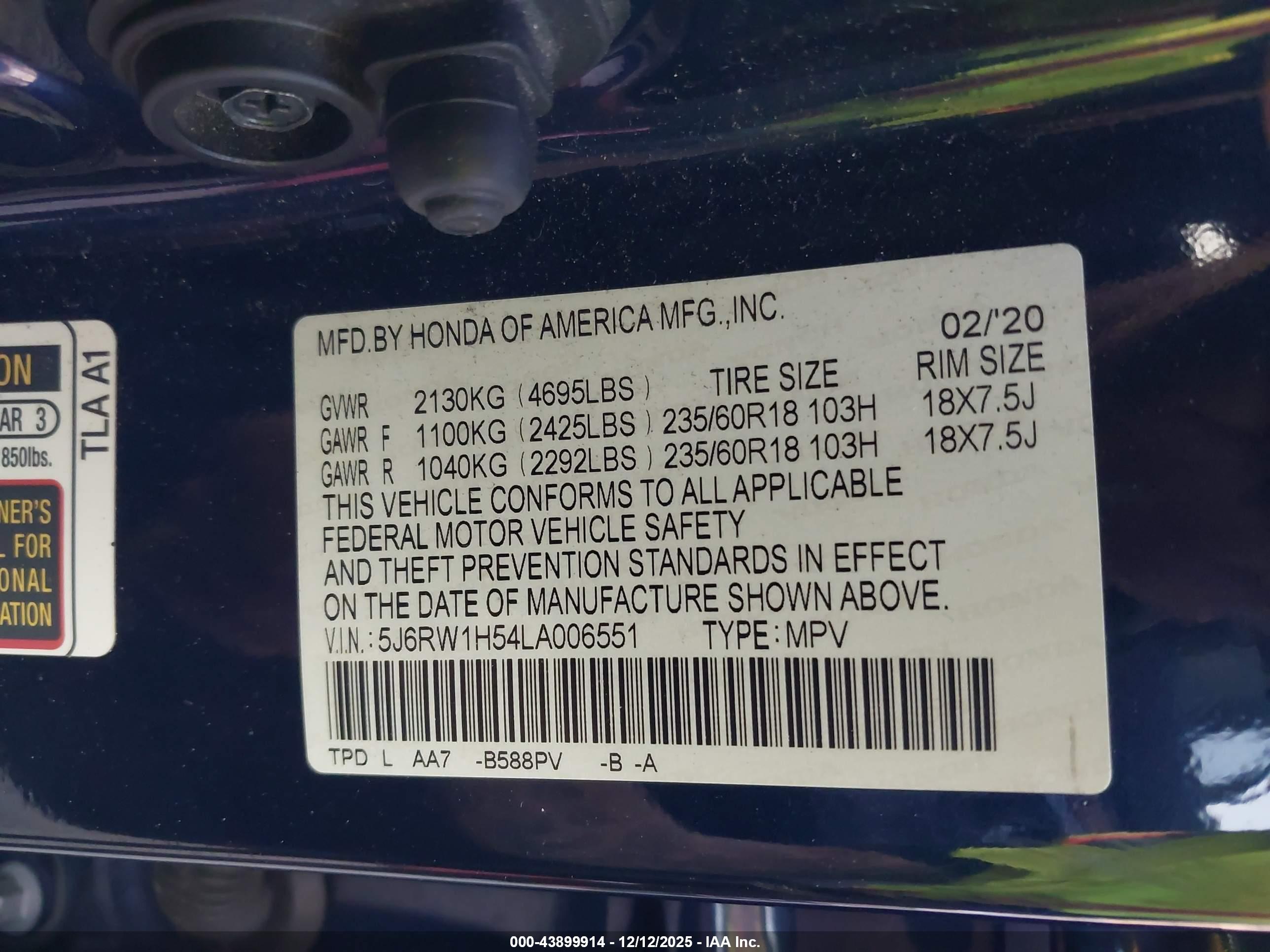 HONDA CR-V image 9
