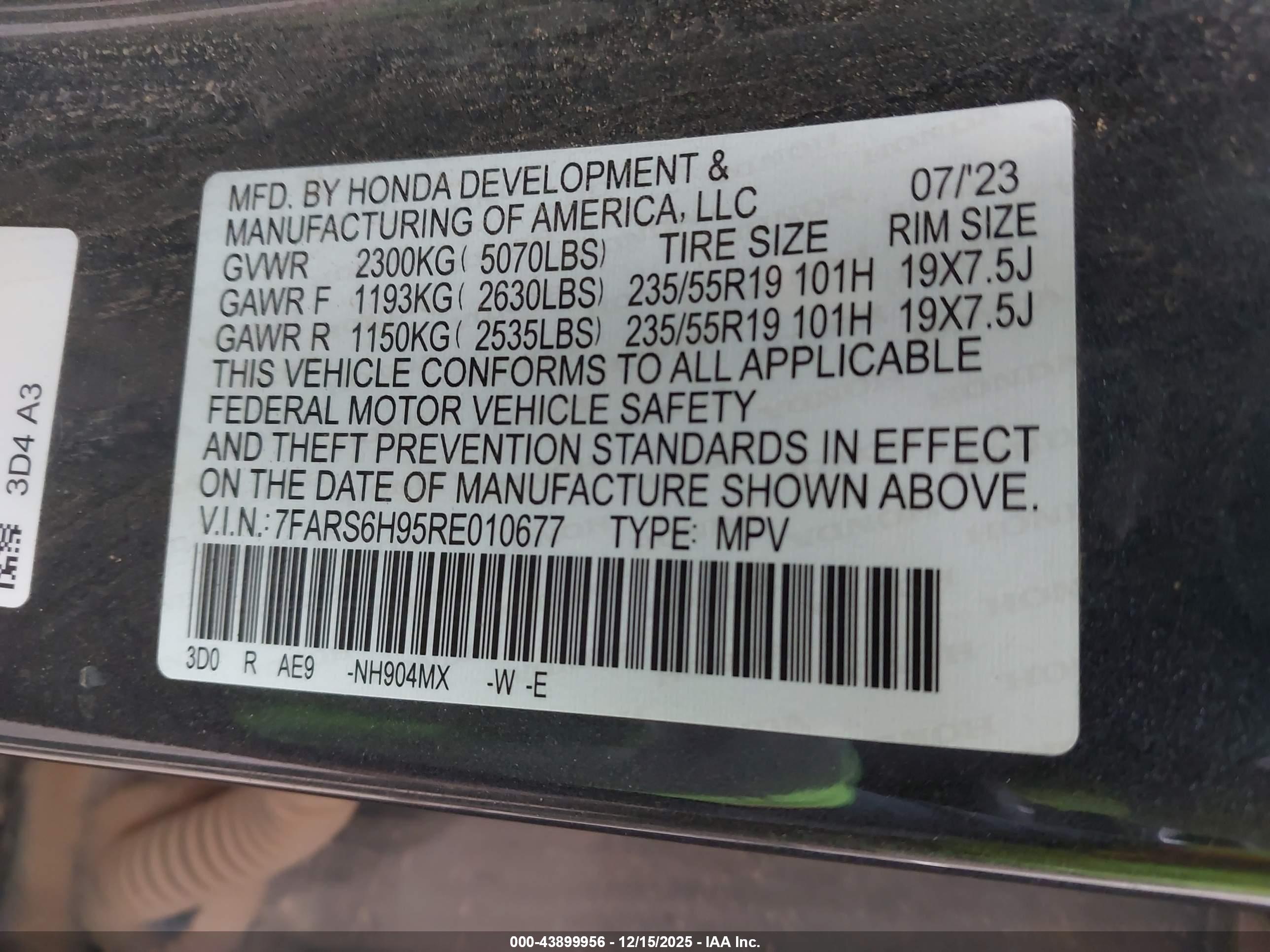 HONDA CR-V image 9