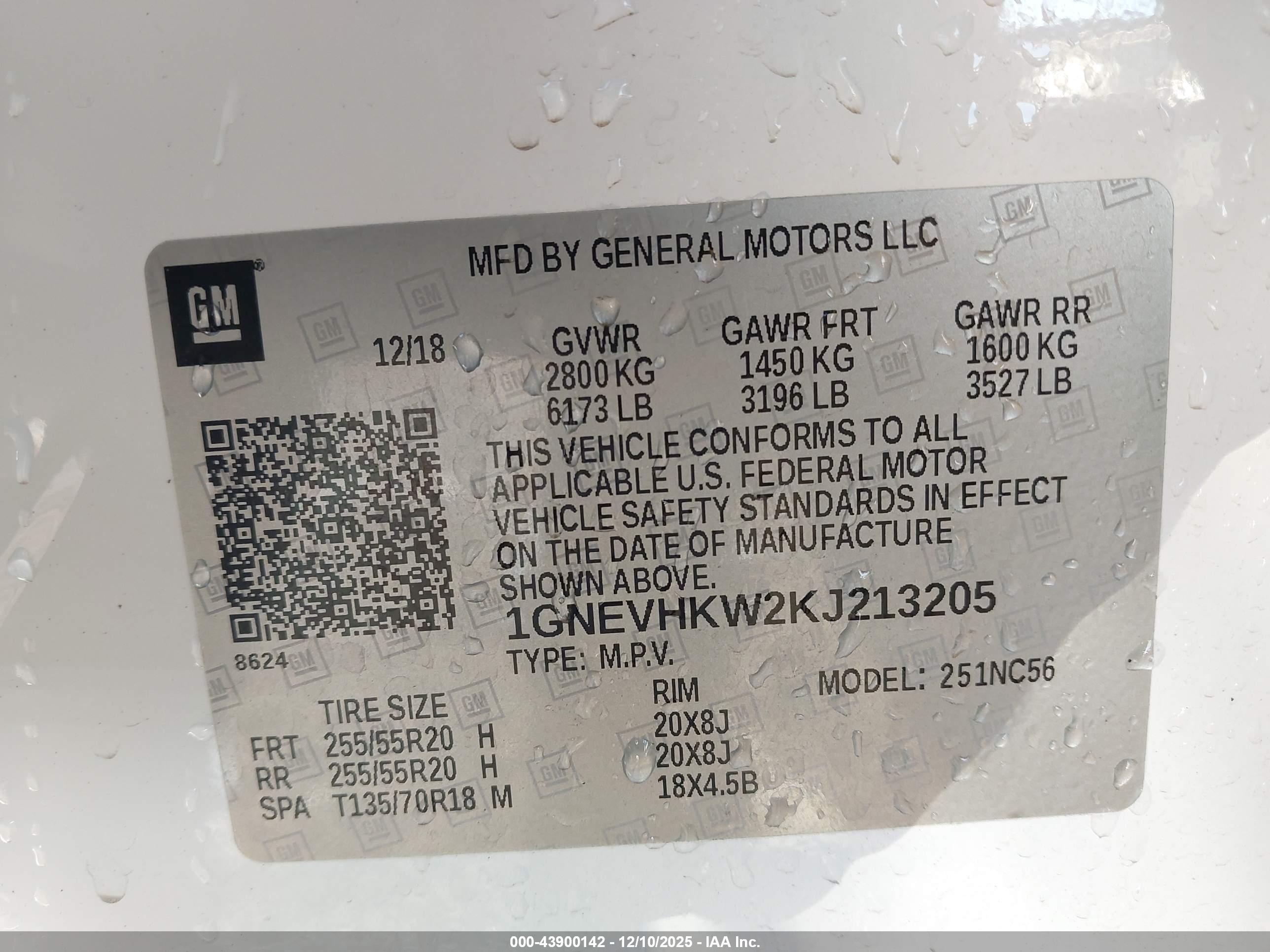CHEVROLET TRAVERSE image 9