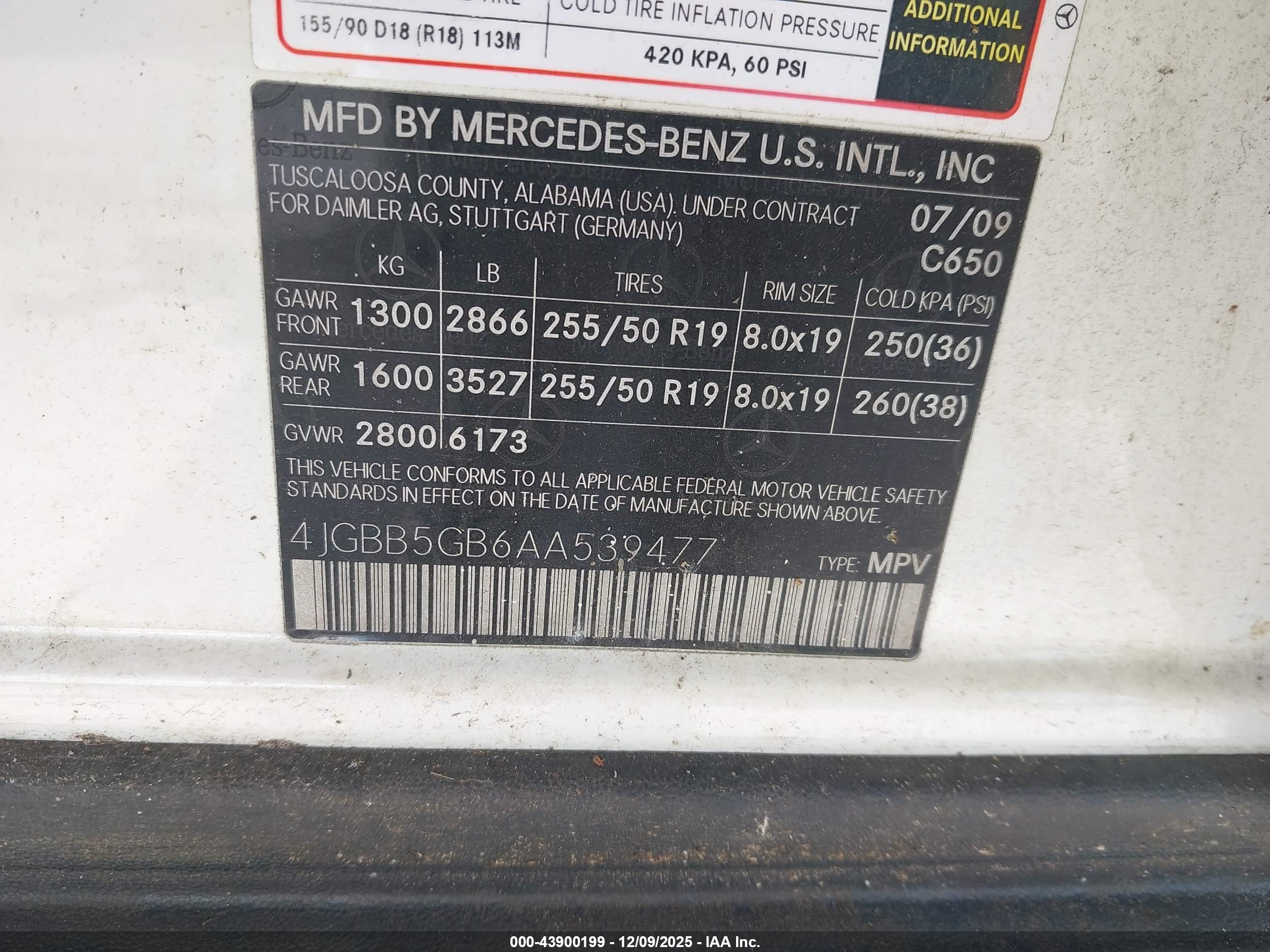 MERCEDES-BENZ ML image 9