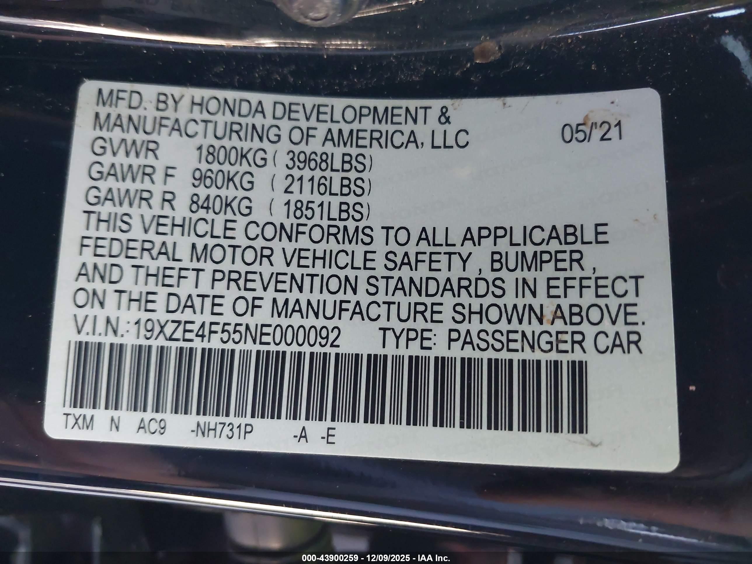HONDA INSIGHT image 9