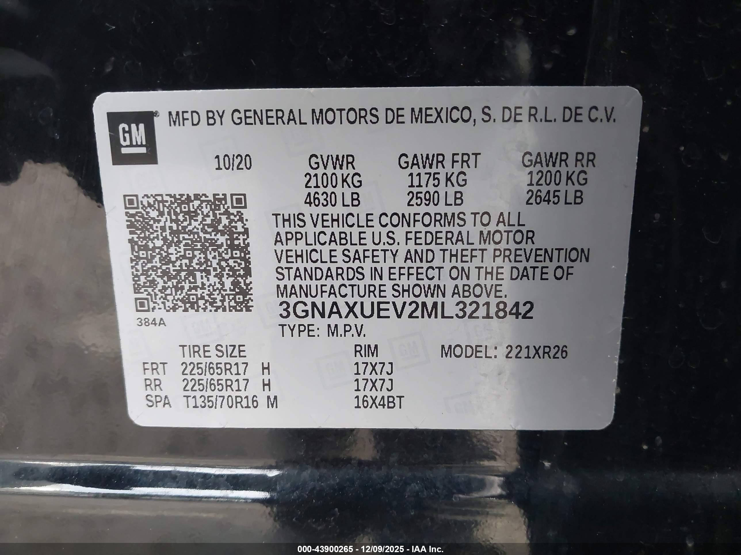 CHEVROLET EQUINOX image 9
