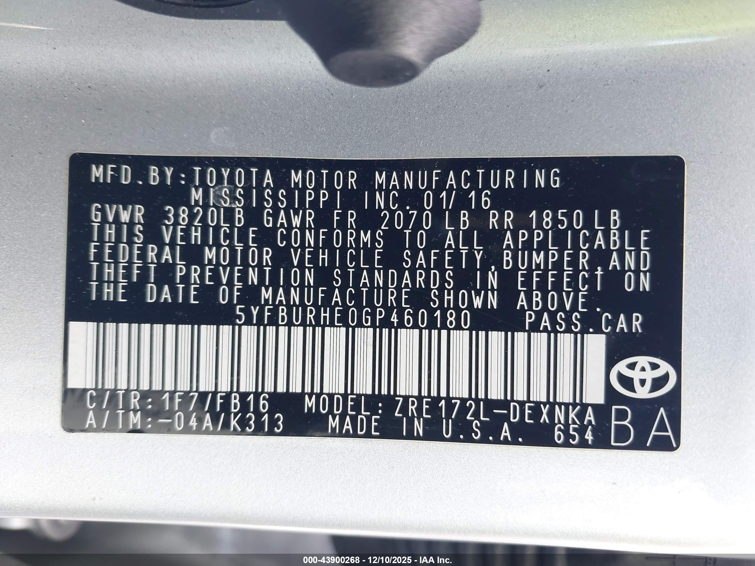 TOYOTA COROLLA image 9