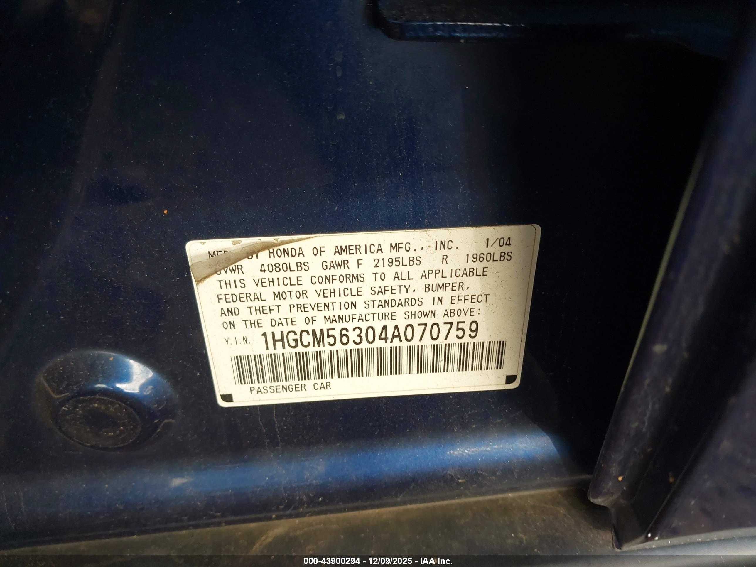 HONDA ACCORD image 9