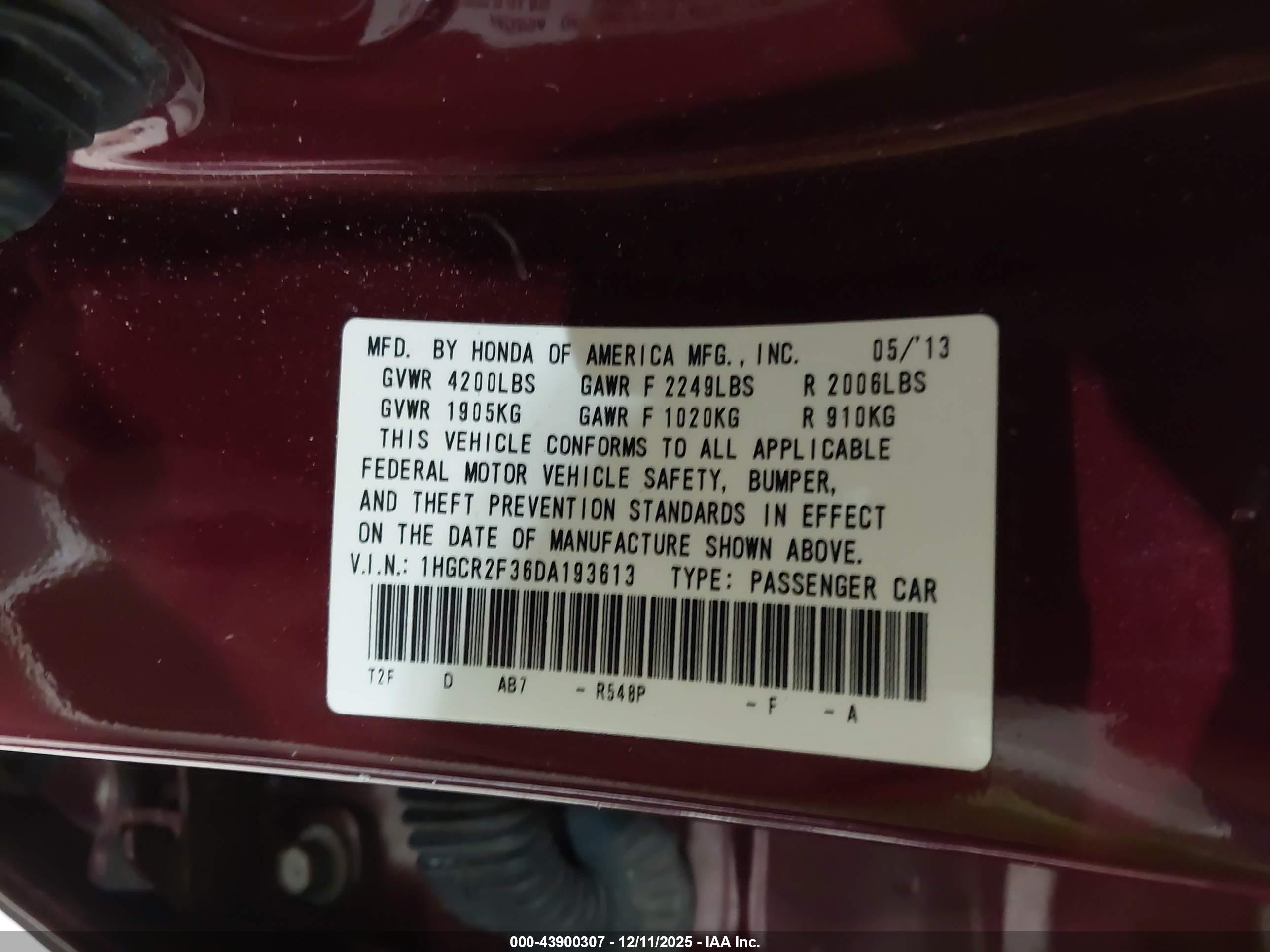 HONDA ACCORD image 9