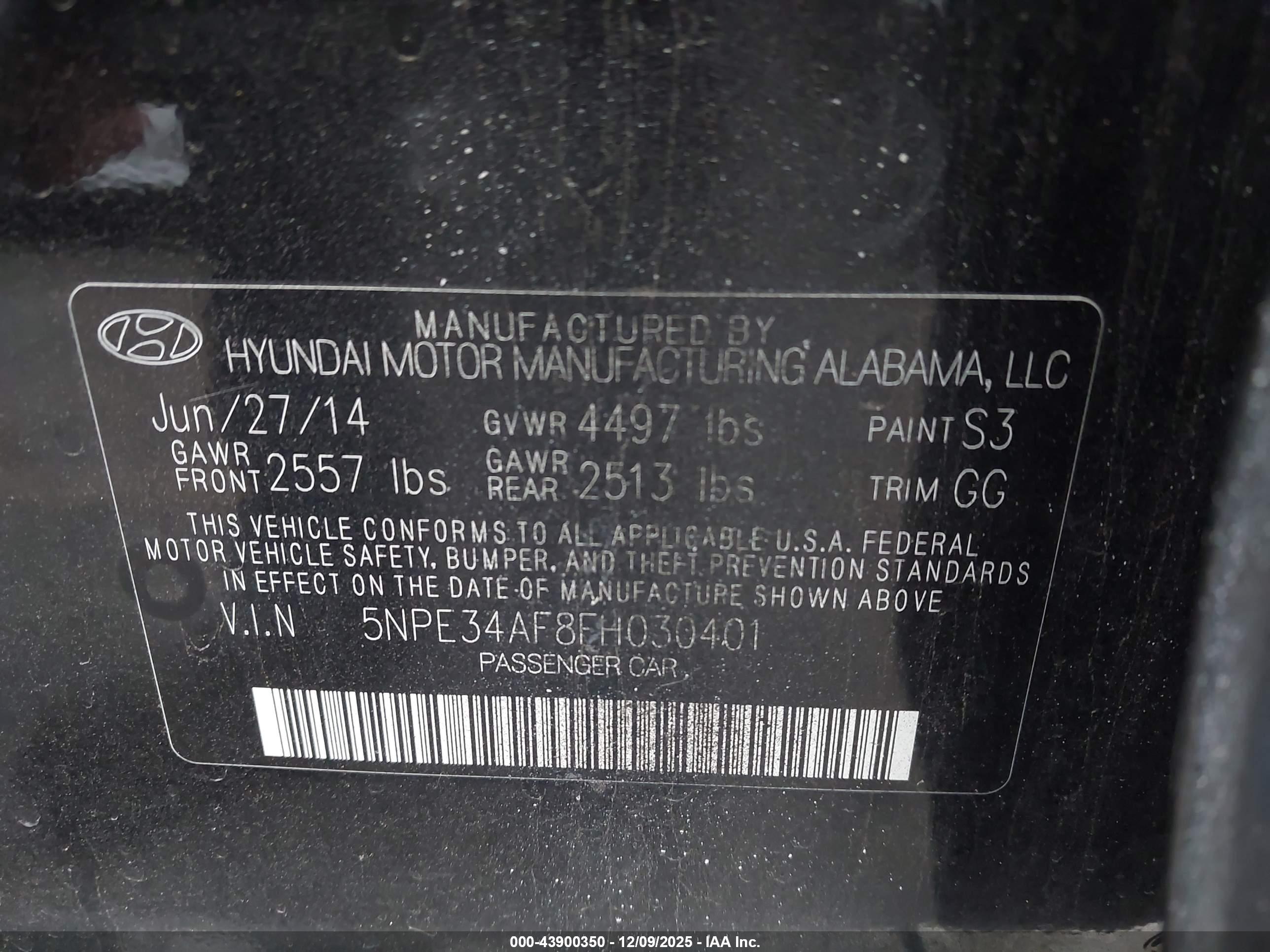 HYUNDAI SONATA image 9