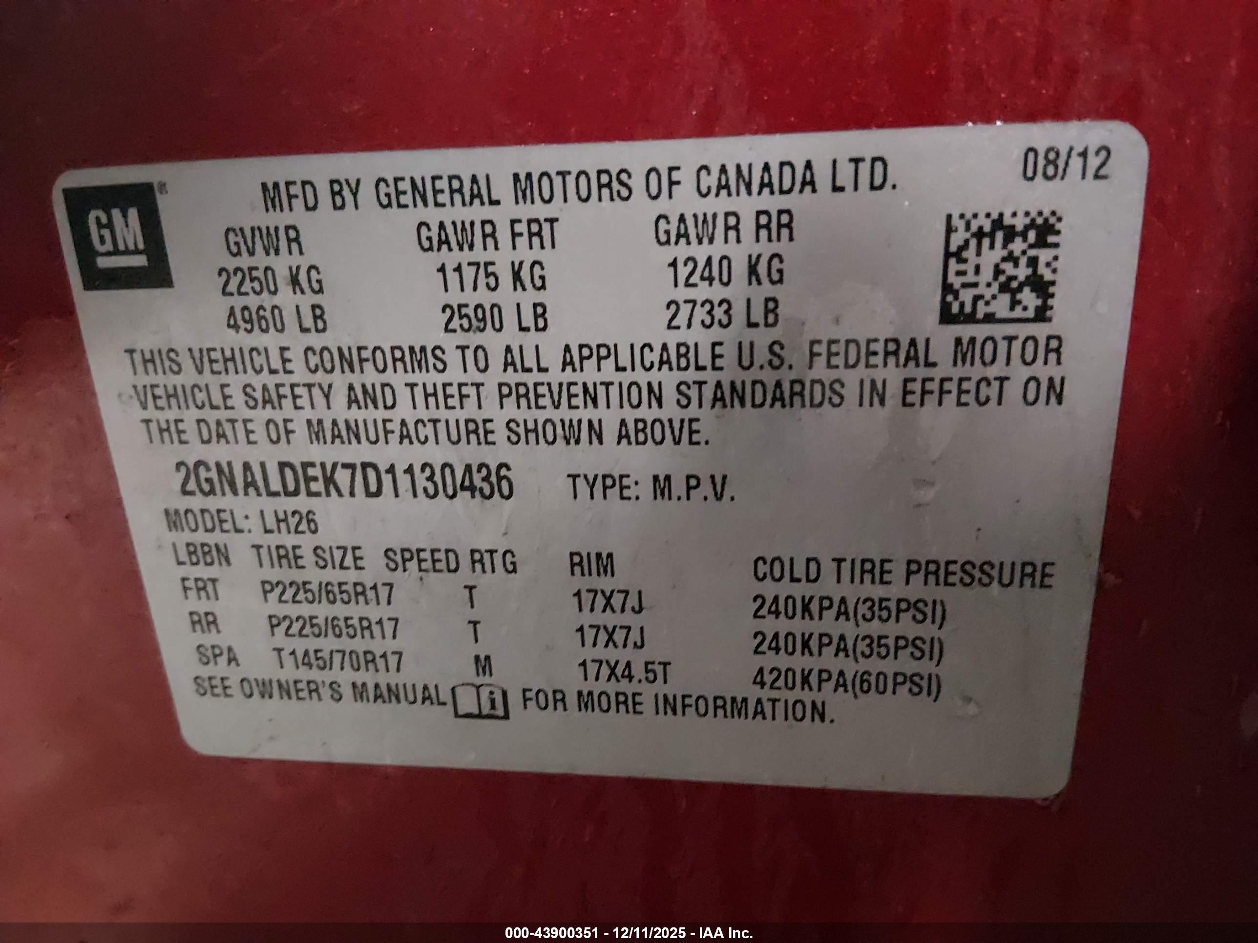 CHEVROLET EQUINOX image 9