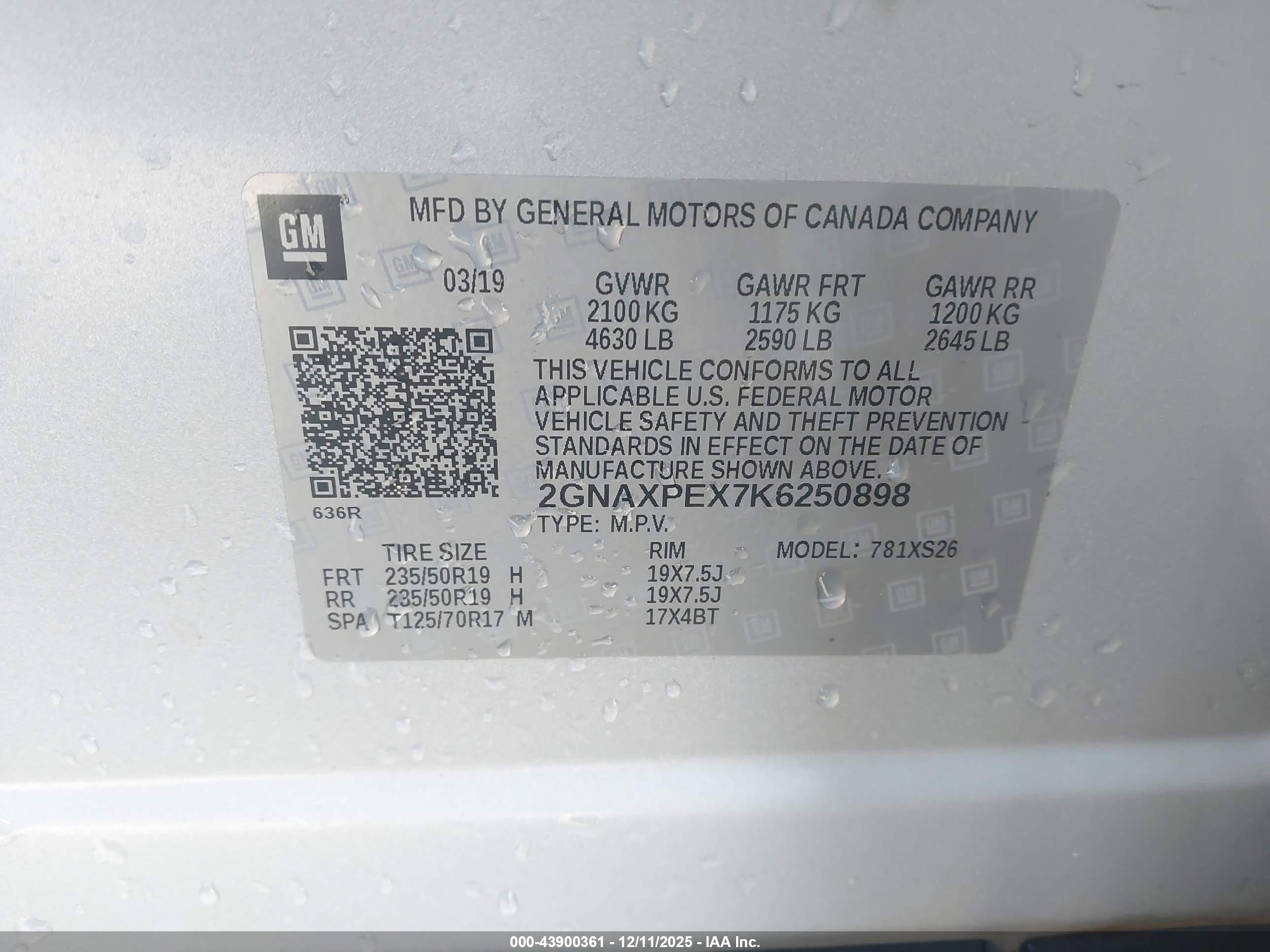 CHEVROLET EQUINOX image 9