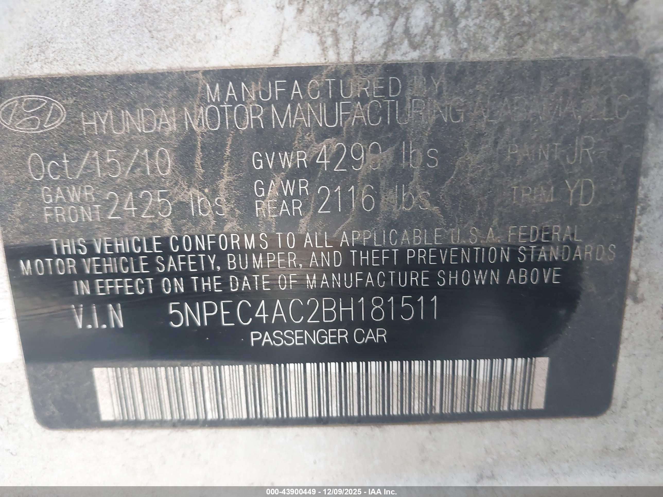 HYUNDAI SONATA image 9