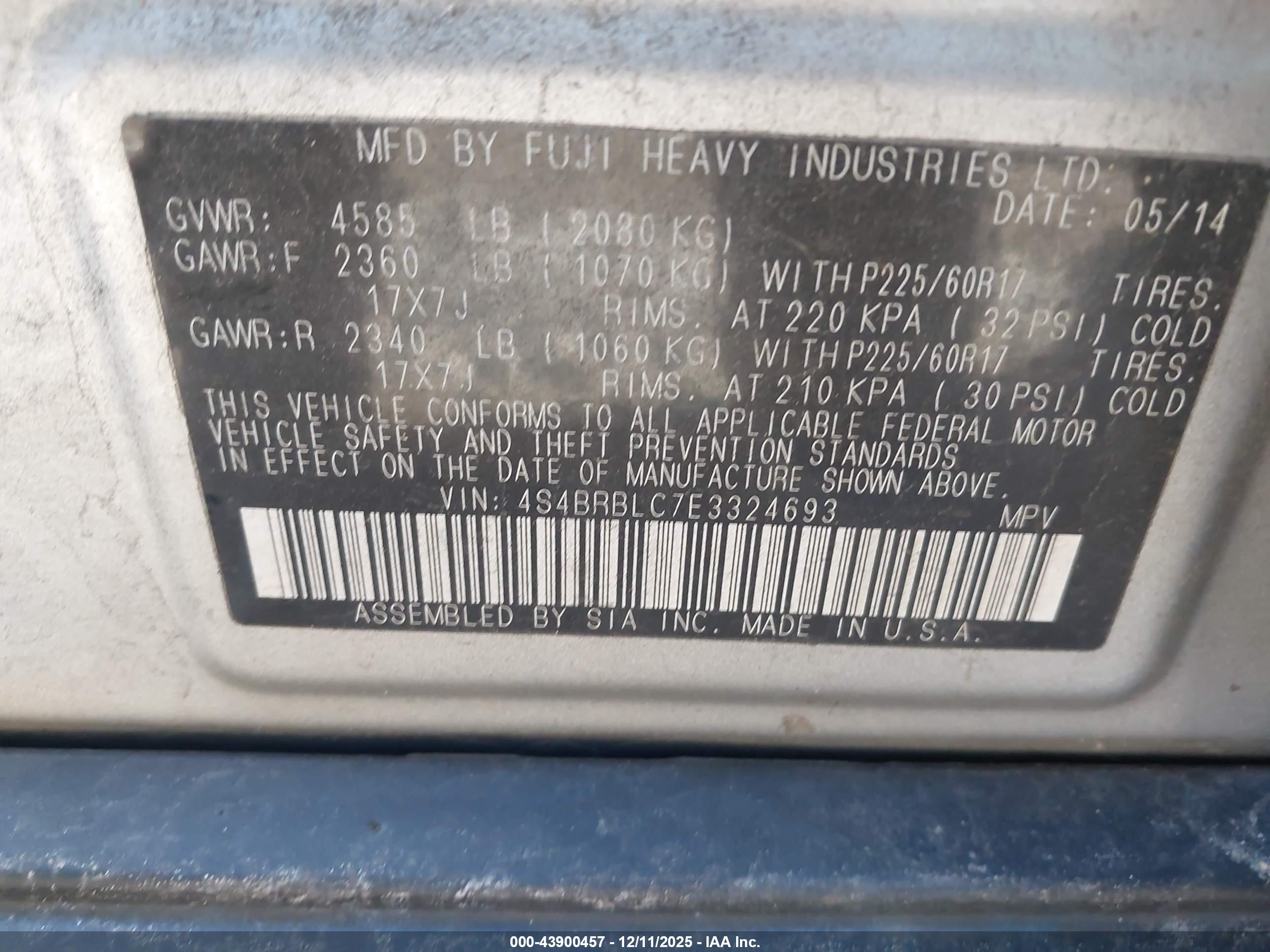 SUBARU OUTBACK image 9